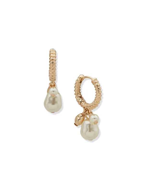 Charmed Huggie Earrings sold by Anne Klein