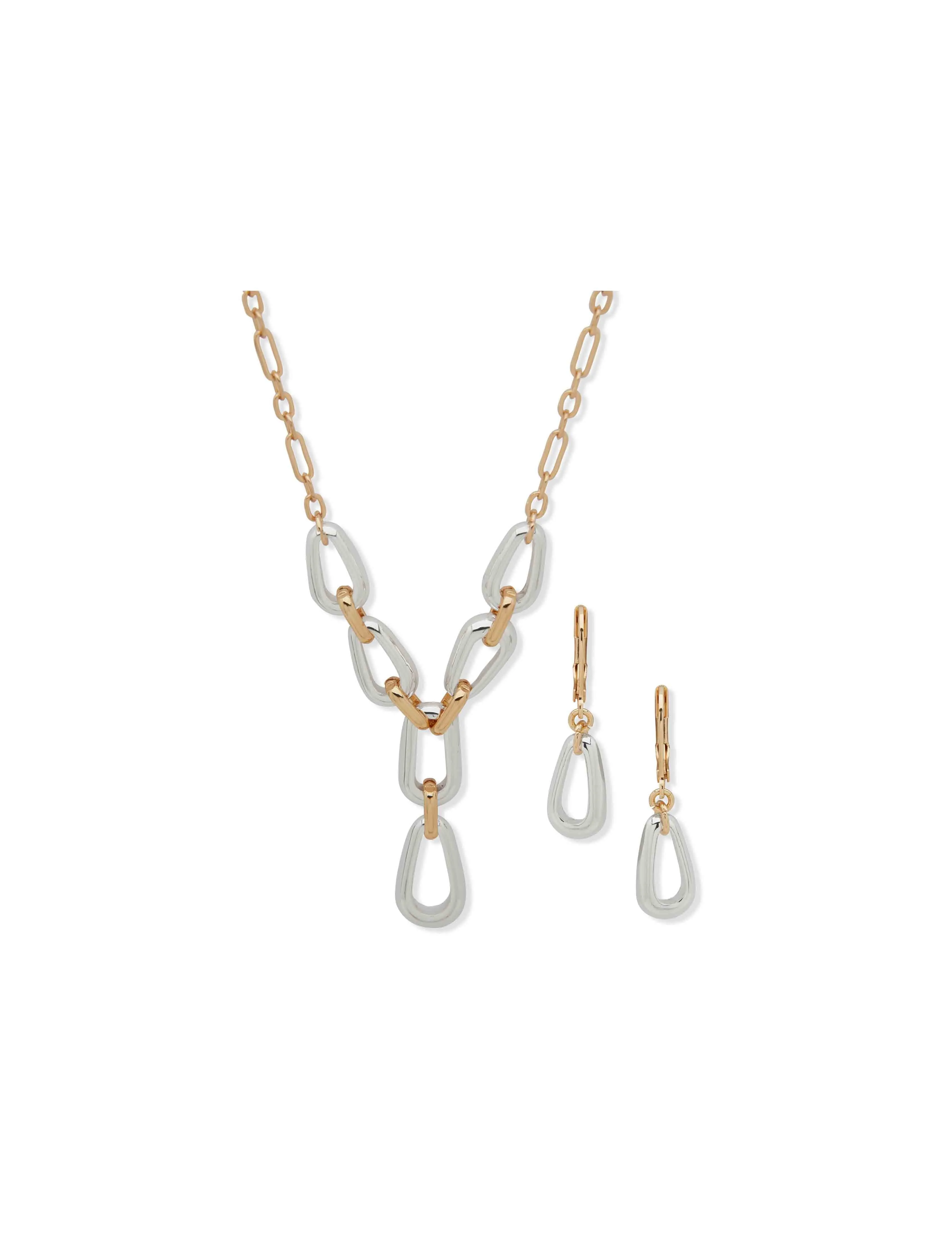 Lariat Necklace/Earring Set sold by Anne Klein