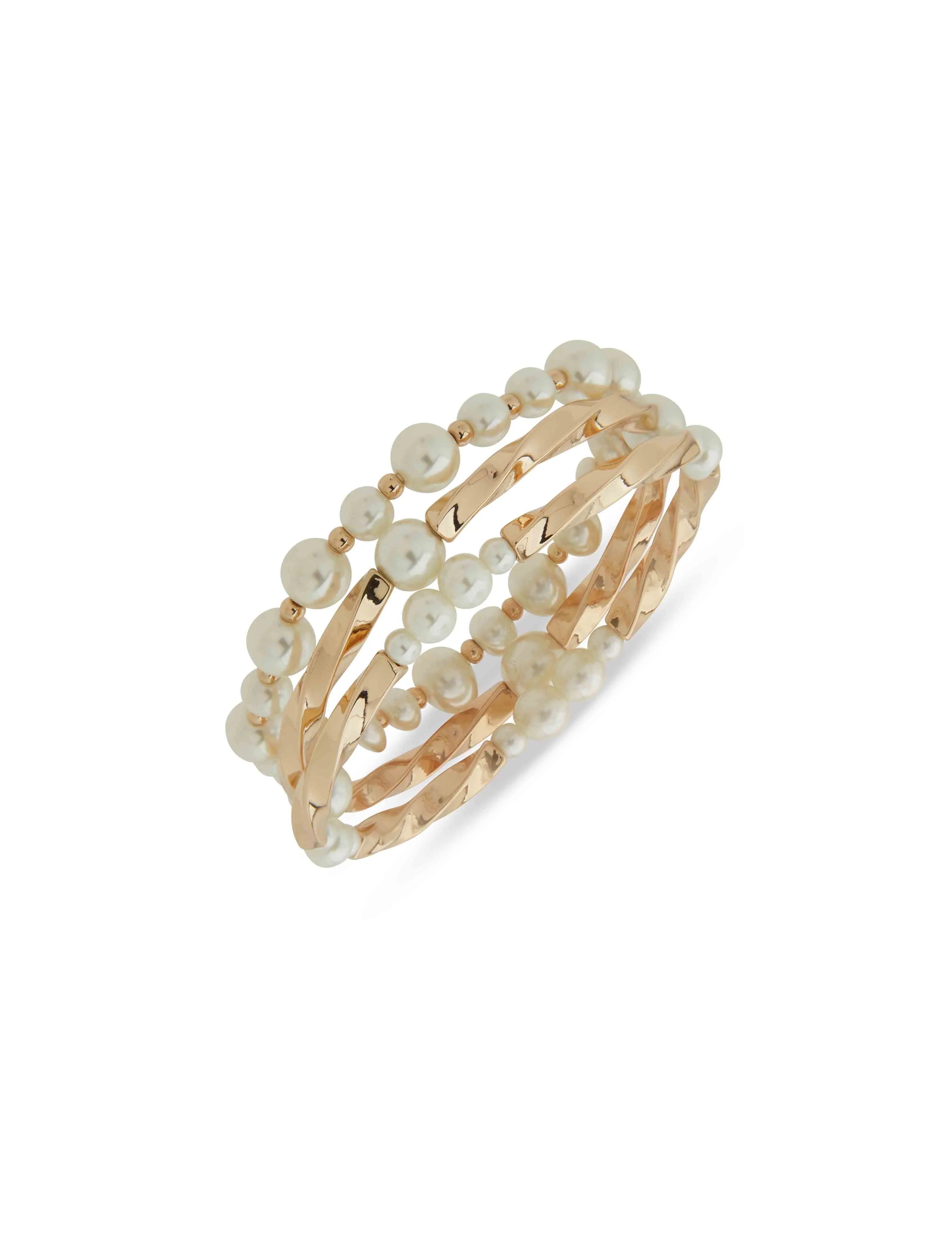 3-Pc Twisted Rope Bracelet Set sold by Anne Klein