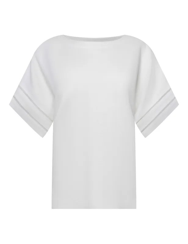 Petite Dolman Sleeve Blouse W Trim sold by Anne Klein