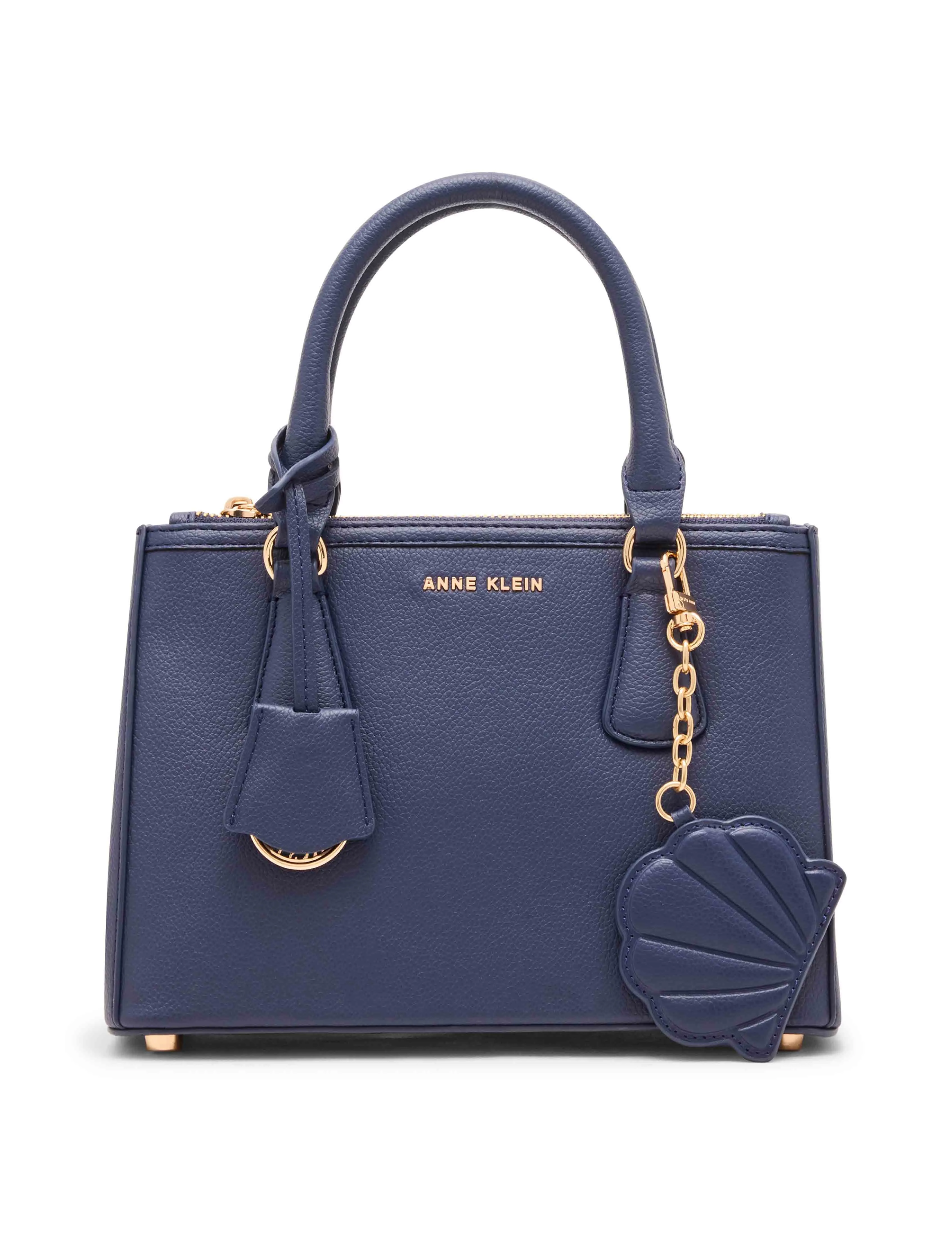 Small Satchel with Shell Mirror sold by Anne Klein