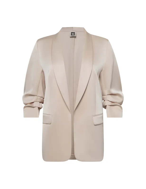 Scrunch Sleeve Blazer sold by Anne Klein