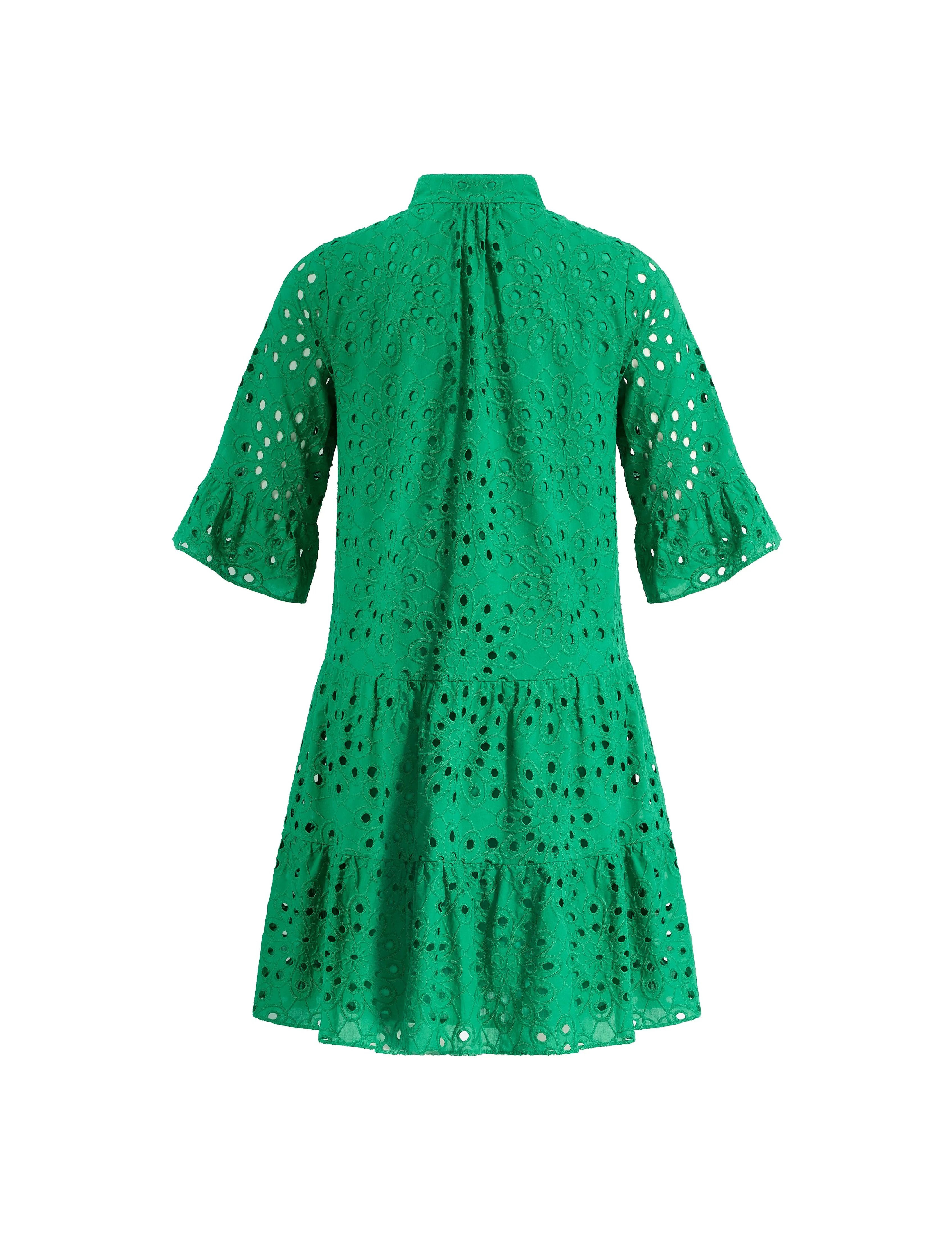 Stand Collar Tiered Shirt Dress sold by Anne Klein product image thumbnail 2