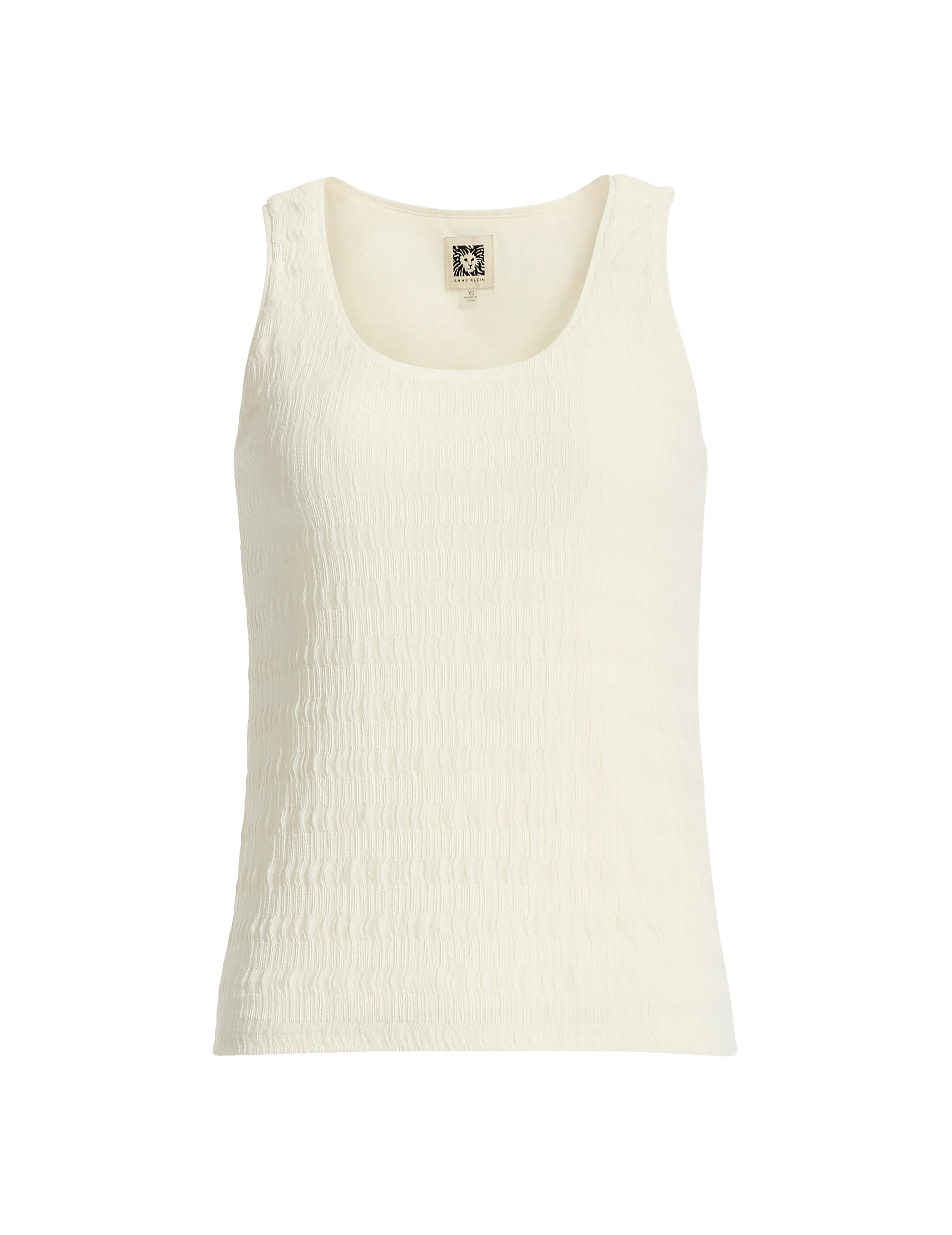 Double V-Neck Knit Scoop Tank sold by Anne Klein