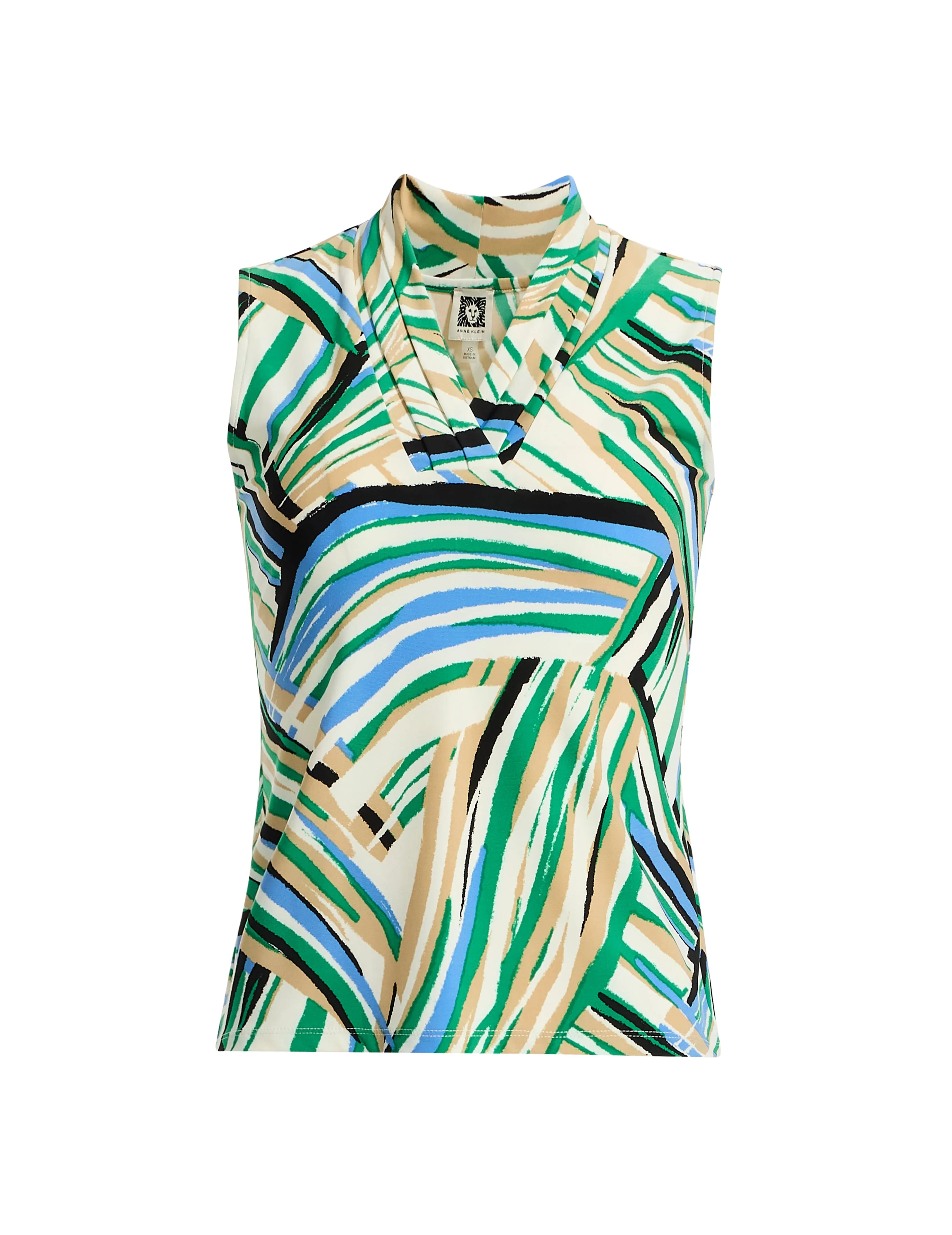 Printed Ity Triple Pleat Top sold by Anne Klein