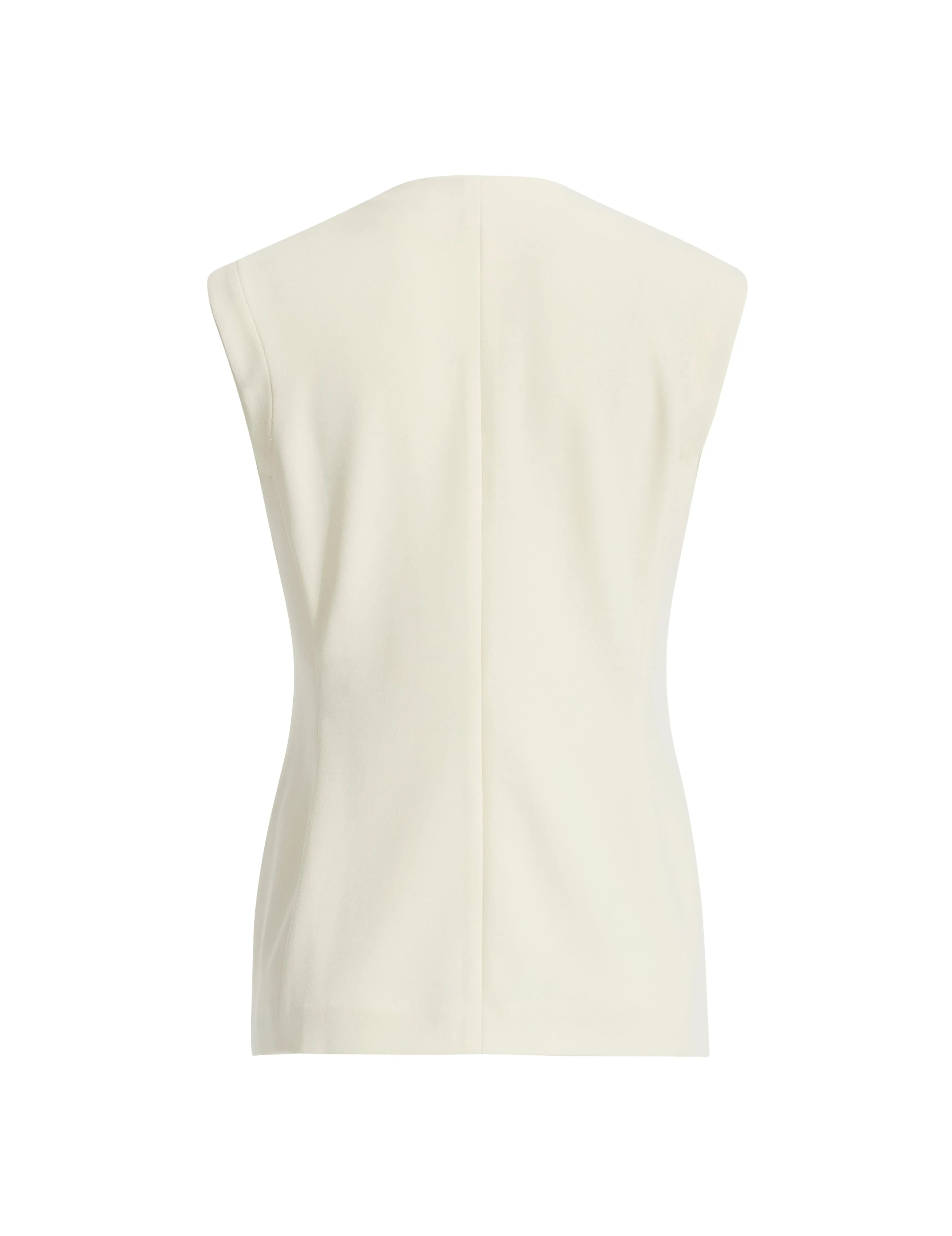 Crepe Four-Button Vest with Welt Pockets sold by Anne Klein product image thumbnail 2