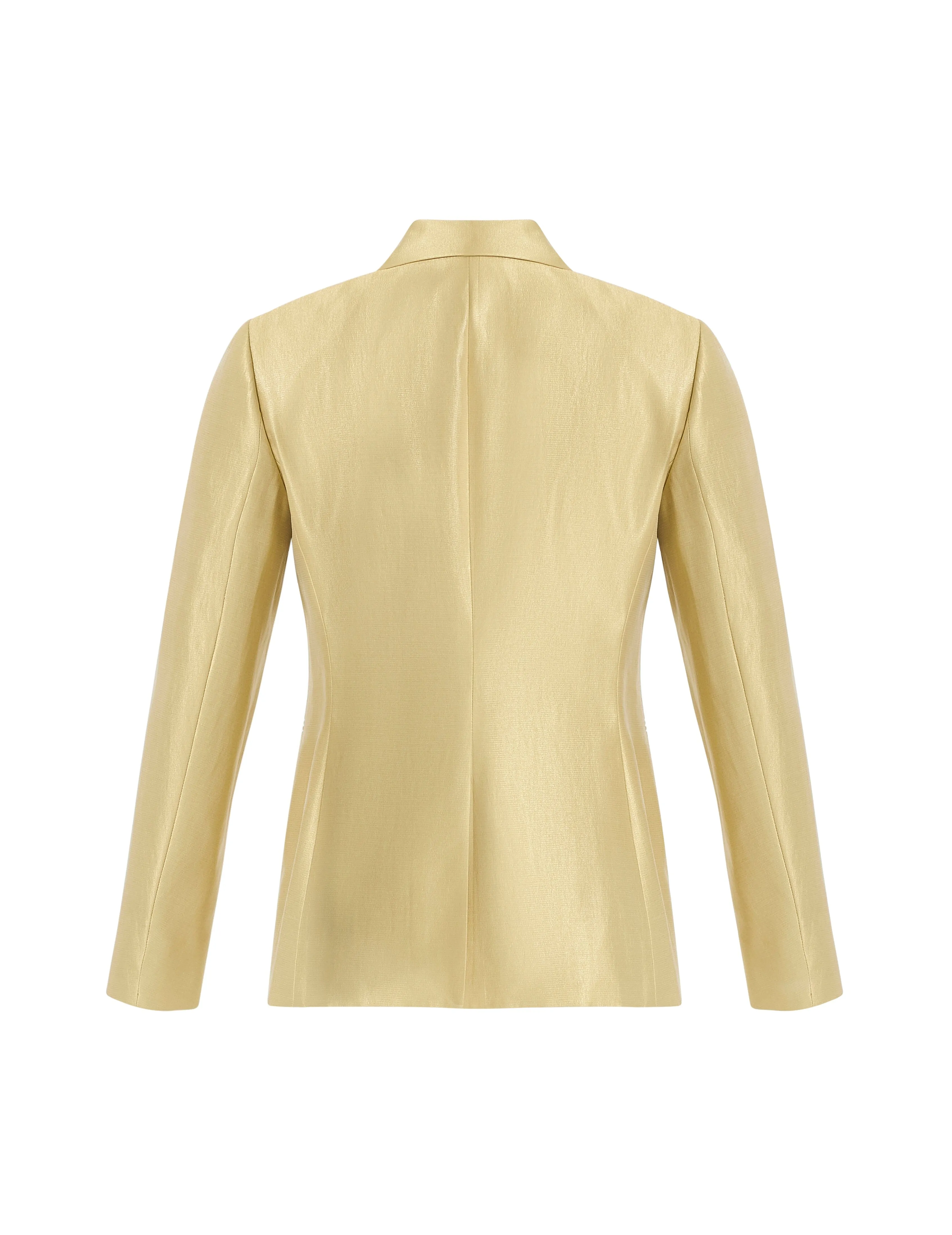 Iridescent Weave One-Button Notch Collar Blazer sold by Anne Klein product image thumbnail 3