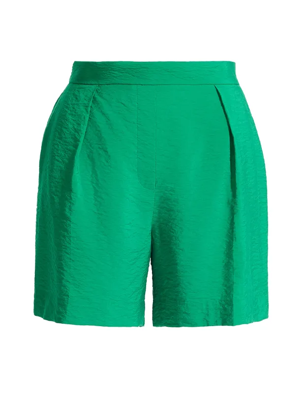 Pull-On Pleat Front Short sold by Anne Klein