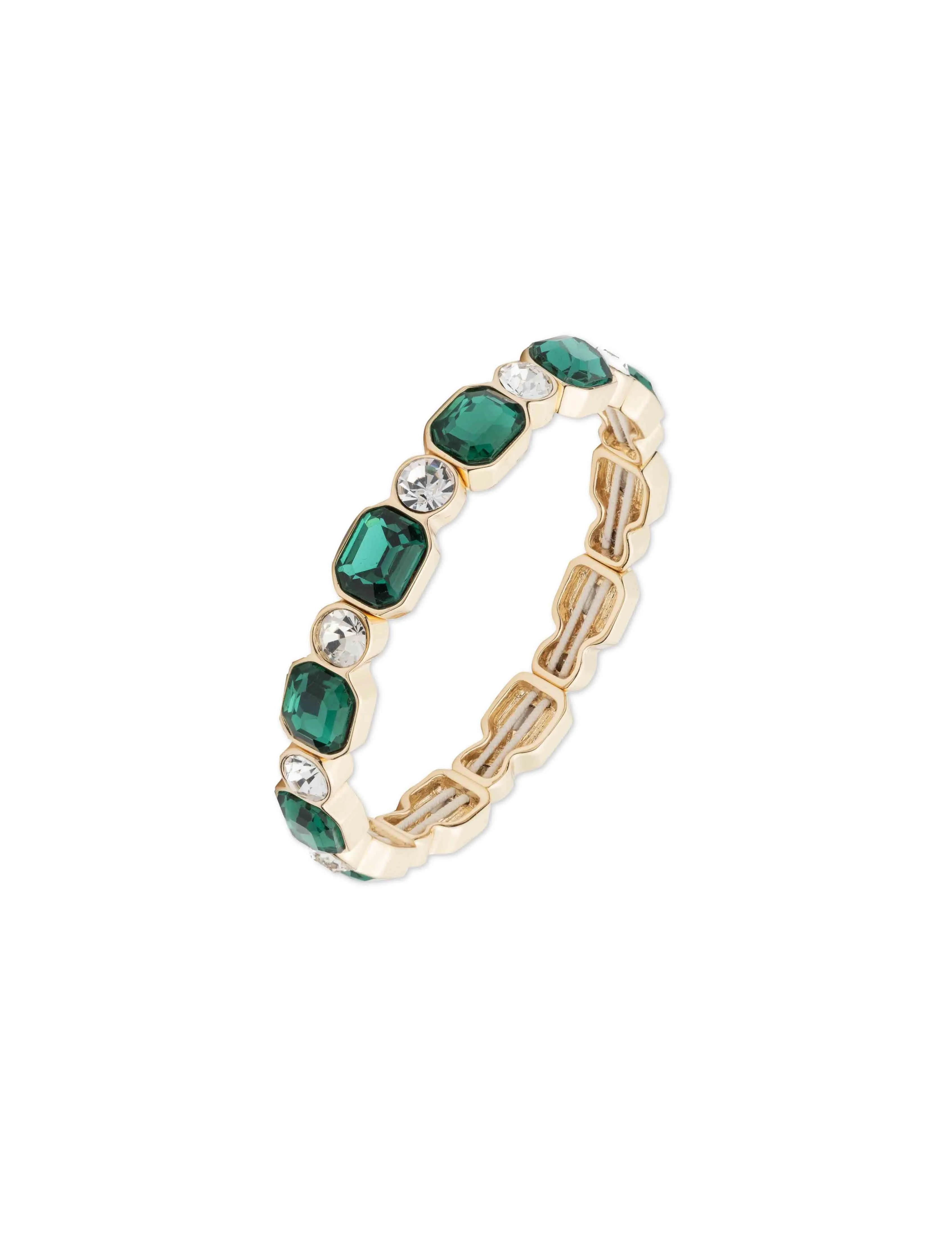 Alternatimg Emerald Bracelet - Gold sold by Anne Klein