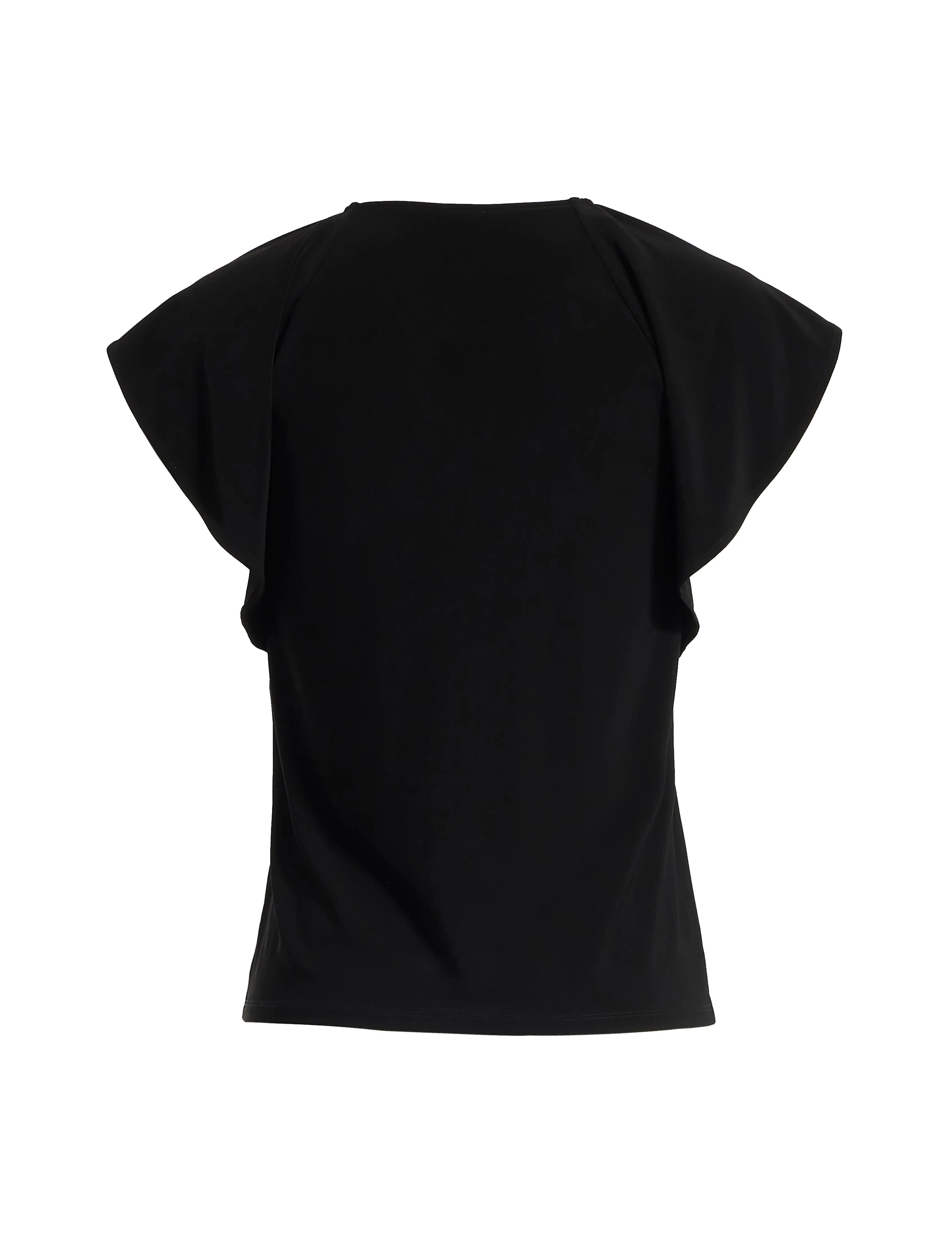 Harmony Knit Flutter Sleeve Top sold by Anne Klein product image thumbnail 2