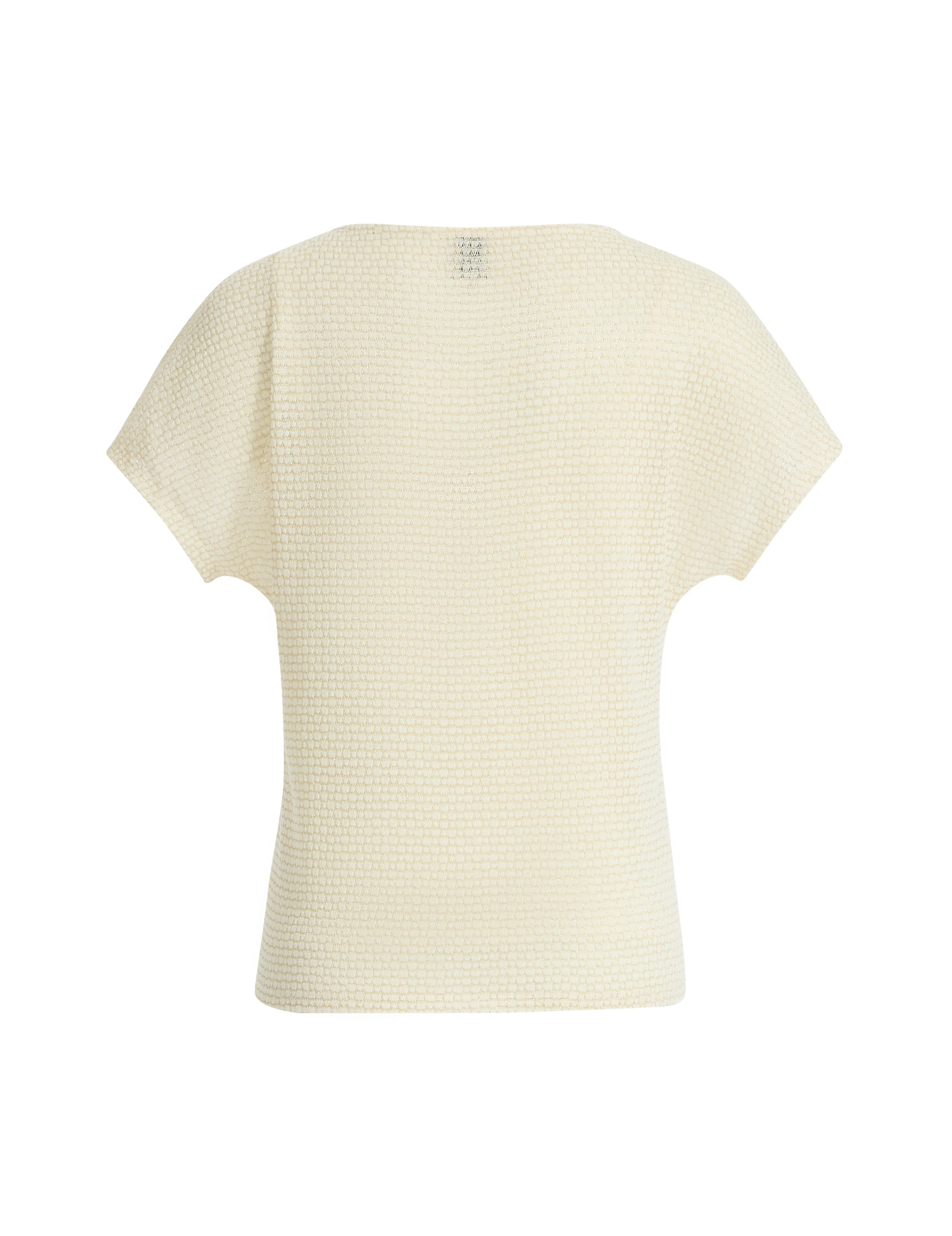 Short Sleeve Metallic Bateau Tee sold by Anne Klein product image thumbnail 2