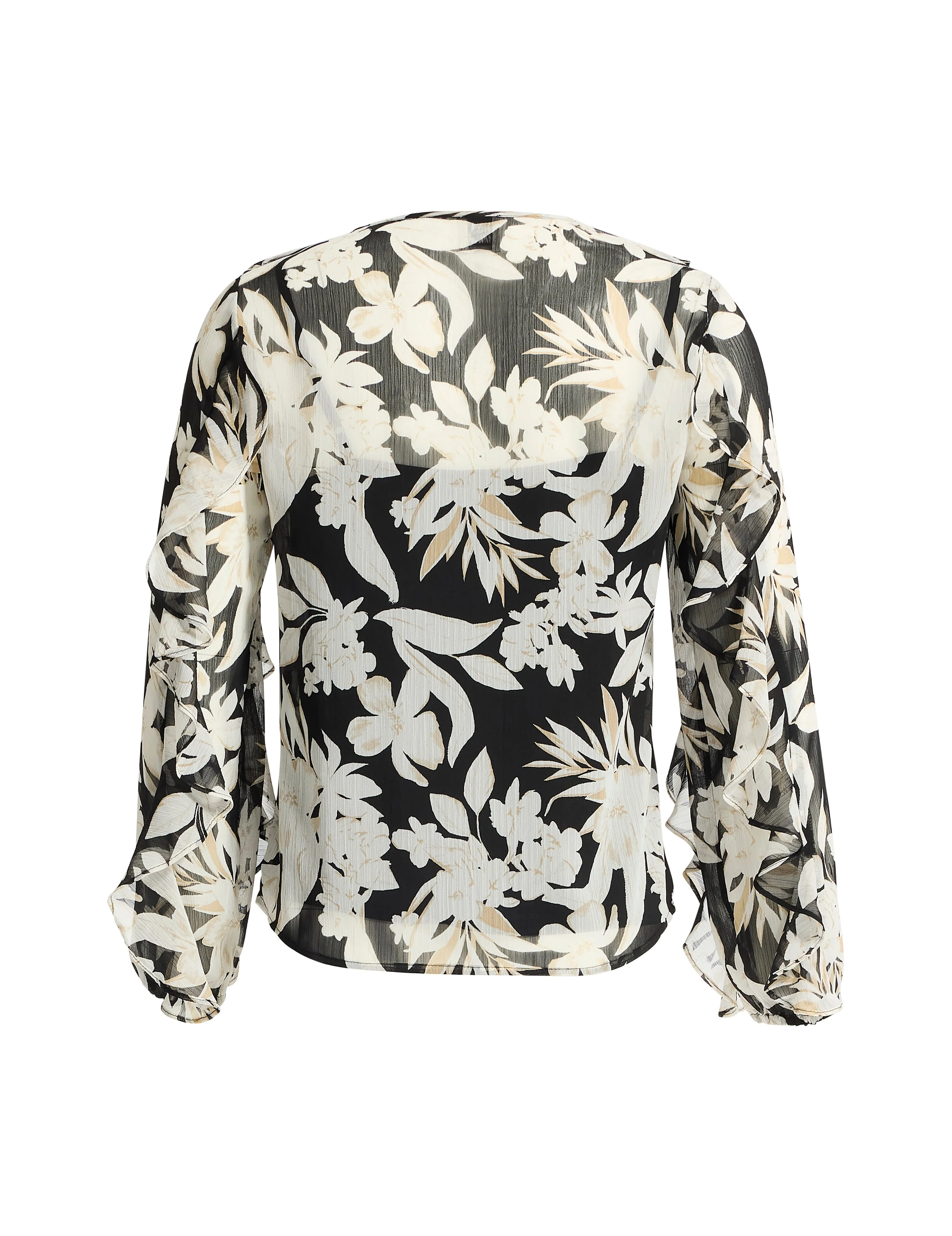 Tie Neck Ruffle Blouse sold by Anne Klein product image thumbnail 4