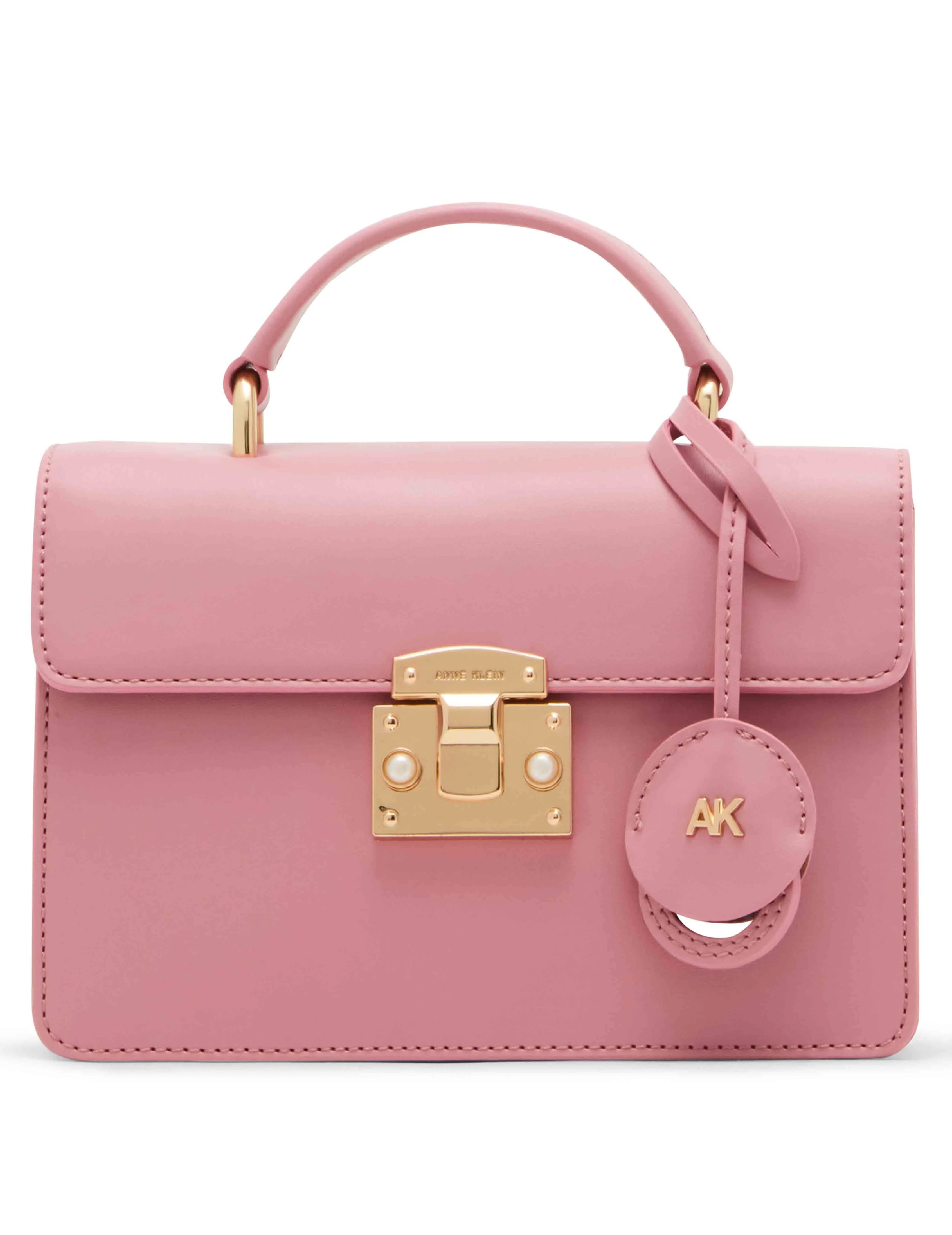 Small Top Handle With Mirror And Detachable Strap sold by Anne Klein