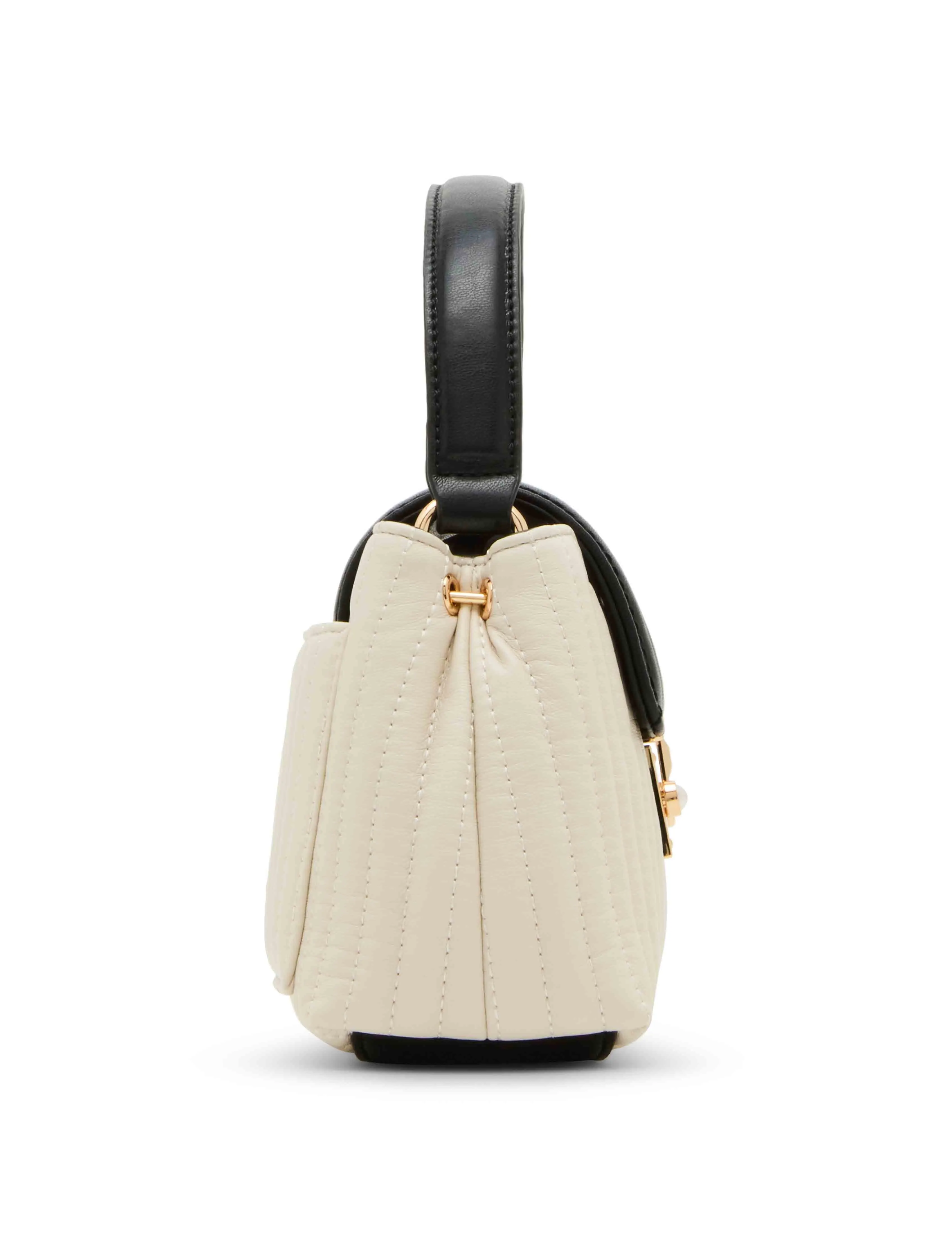 Colorblocked Small Satchel With Mirror And Detachable Strap sold by Anne Klein product image thumbnail 3