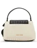 Colorblocked Small Satchel With Mirror And Detachable Strap sold by Anne Klein