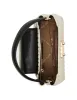 Colorblocked Small Satchel With Mirror And Detachable Strap sold by Anne Klein