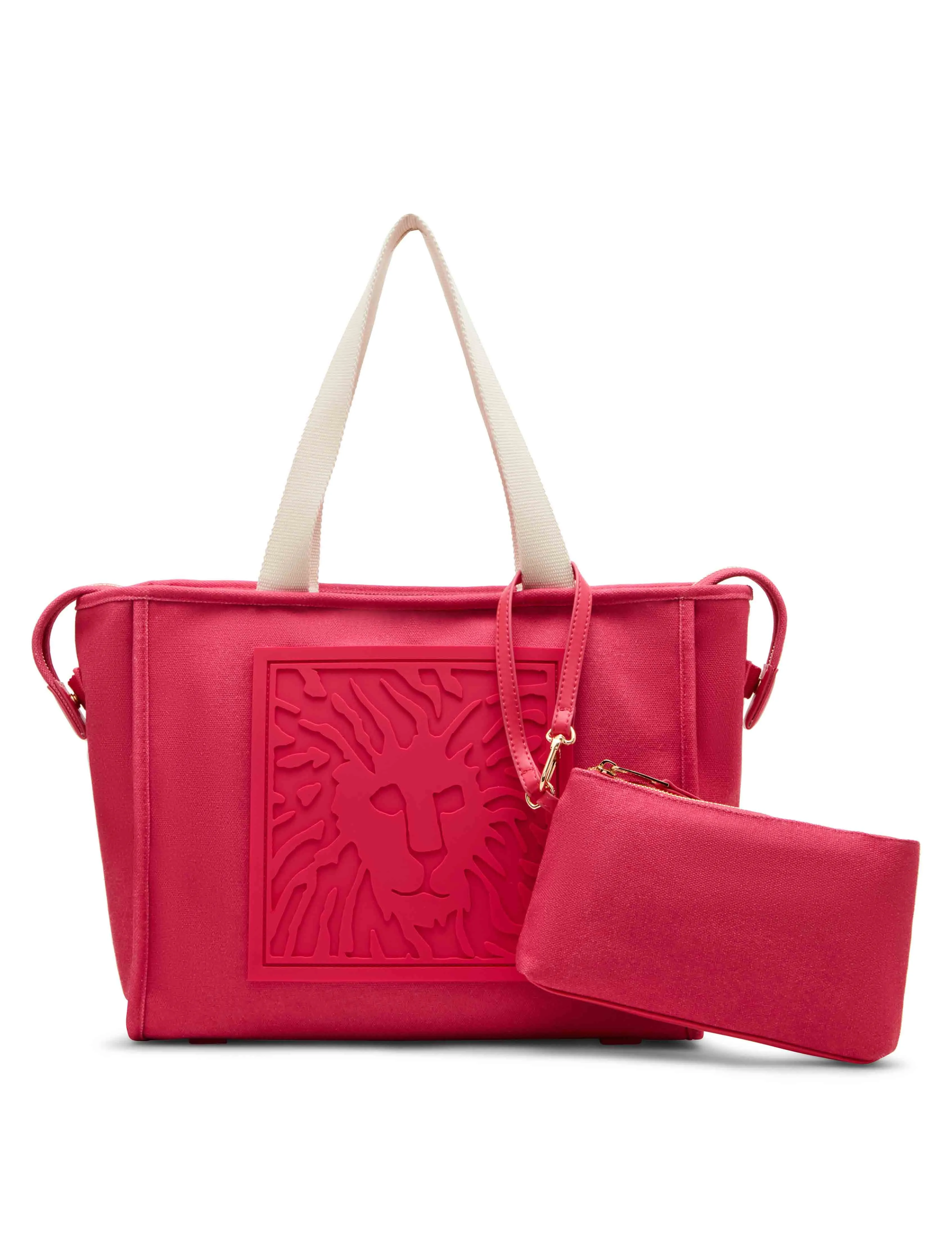 Lion Logo Canvas Tote sold by Anne Klein