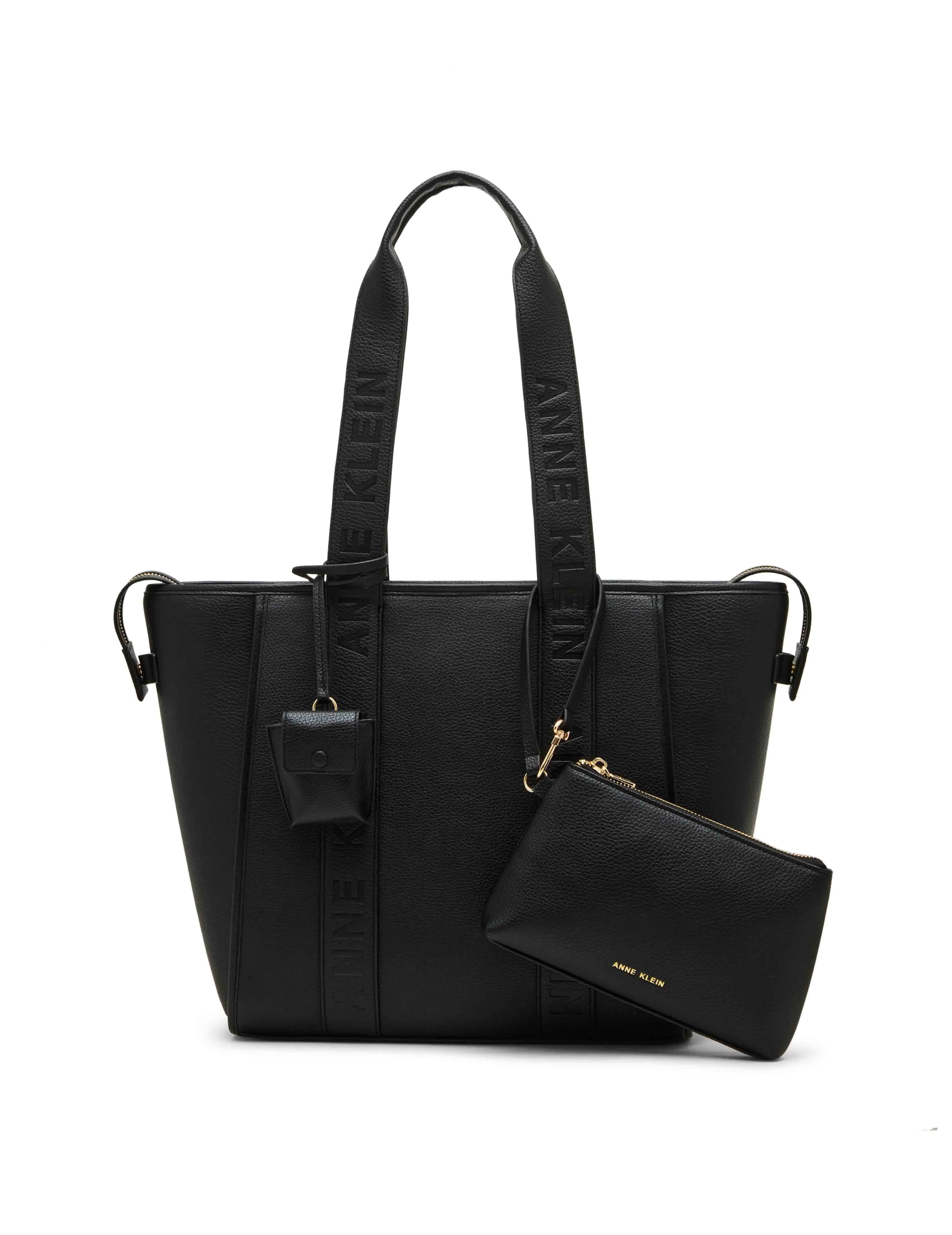 Medium Tote With Deboss Handles sold by Anne Klein