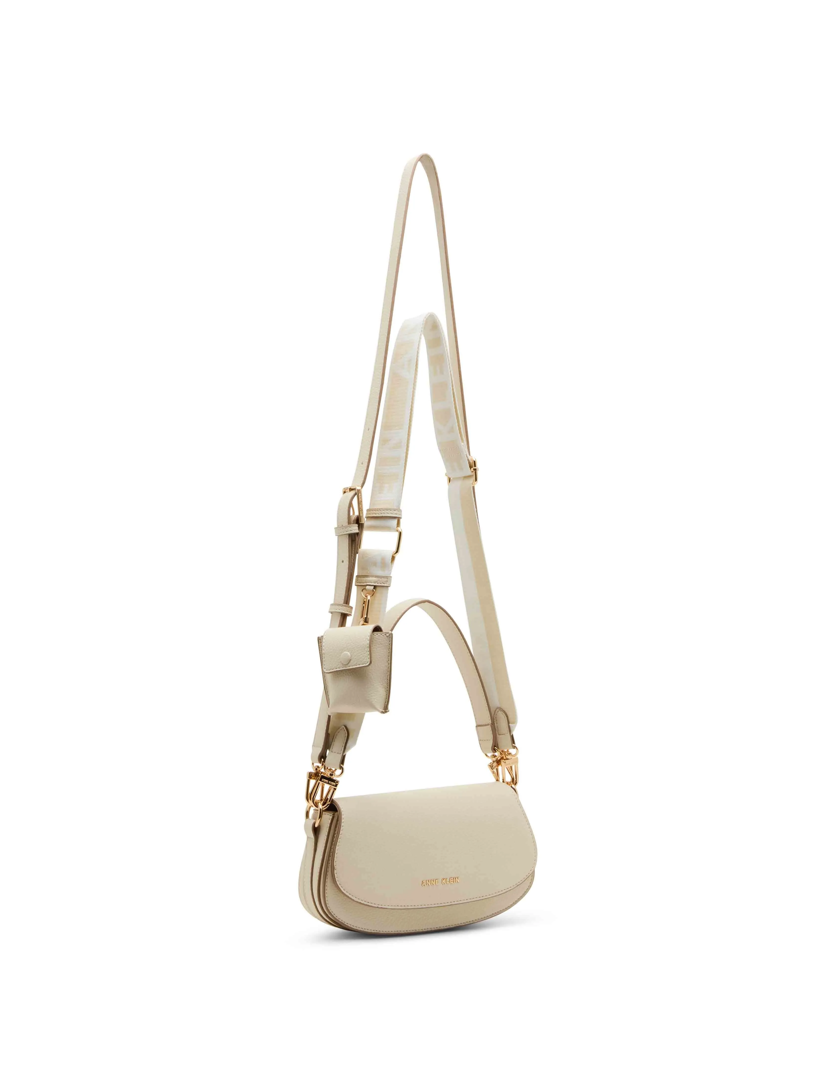 Saddle Crossbody With 2 Detachable Straps, Web & Standard sold by Anne Klein product image thumbnail 2