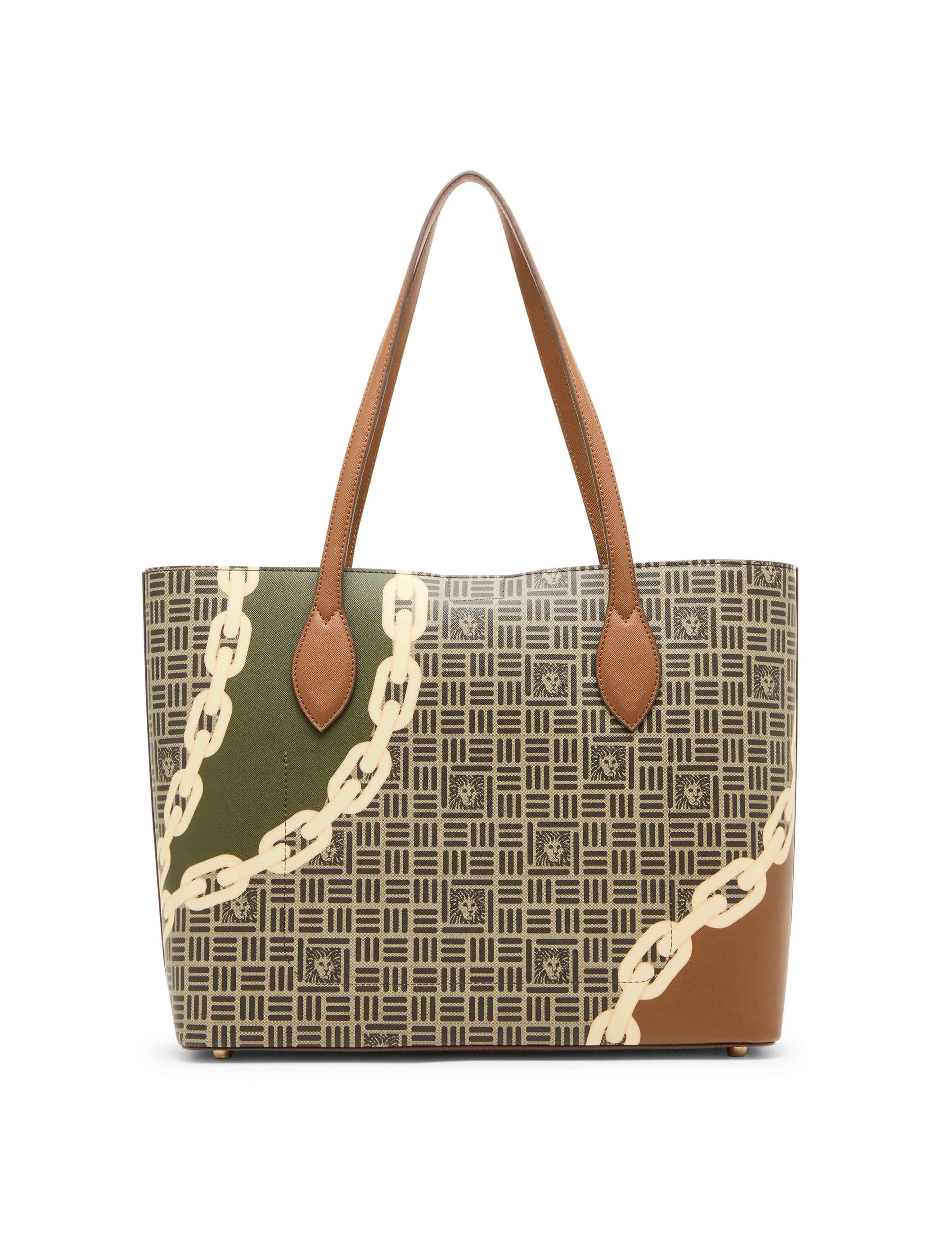Chain Logo Bonded Large Tote sold by Anne Klein product image thumbnail 3