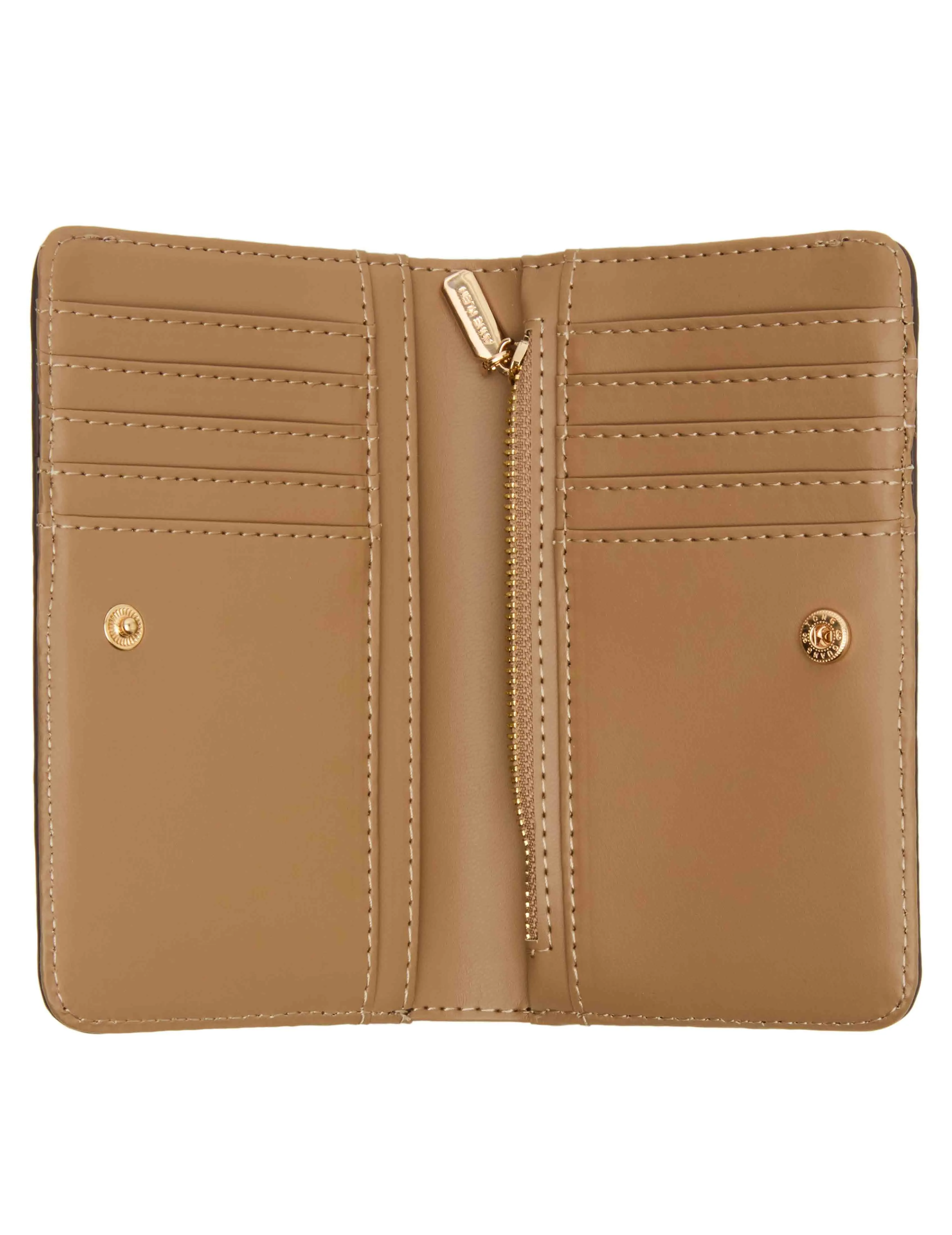 Chain Logo Medium Snap Bifold Wallet sold by Anne Klein product image thumbnail 5