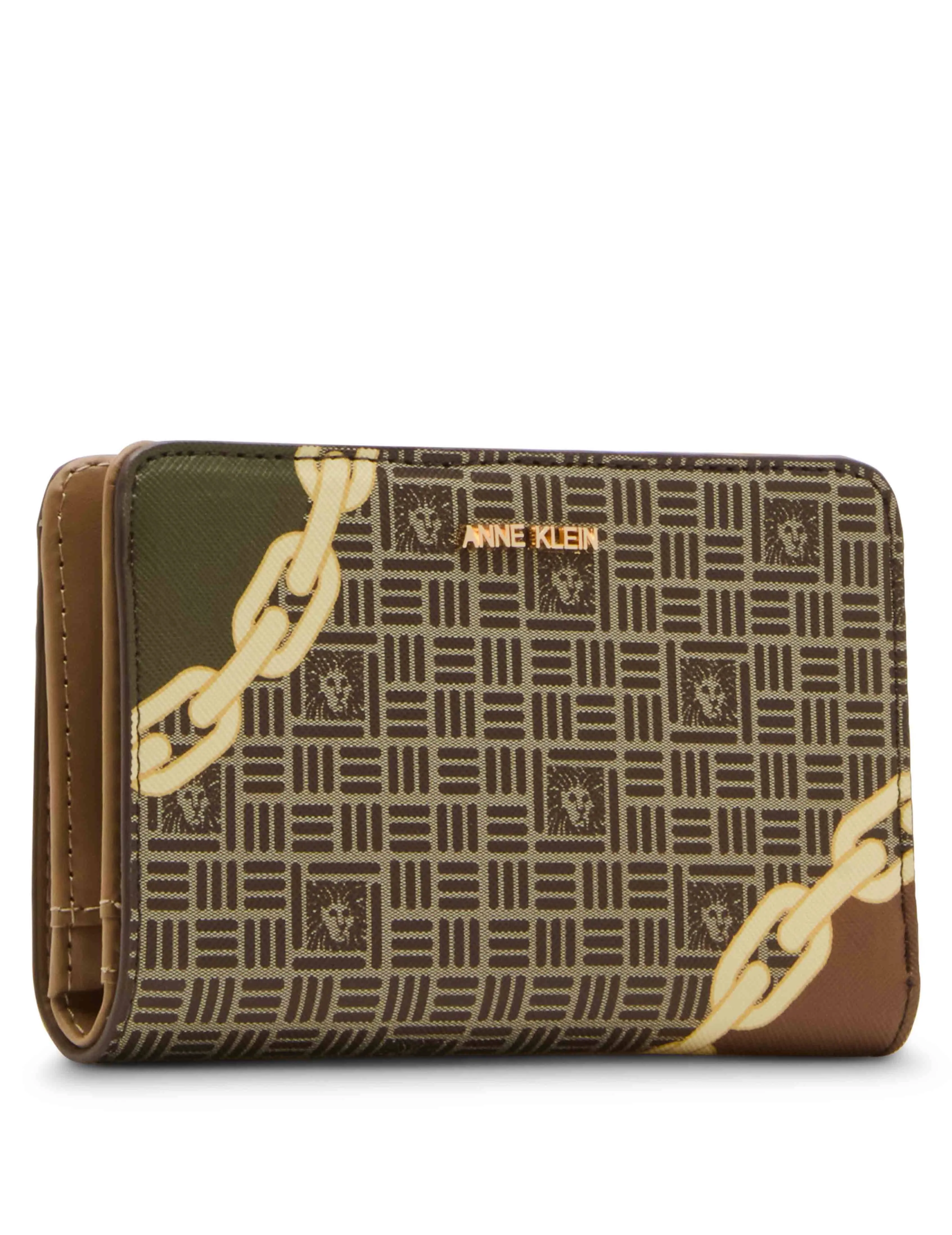 Chain Logo Medium Snap Bifold Wallet sold by Anne Klein product image thumbnail 2