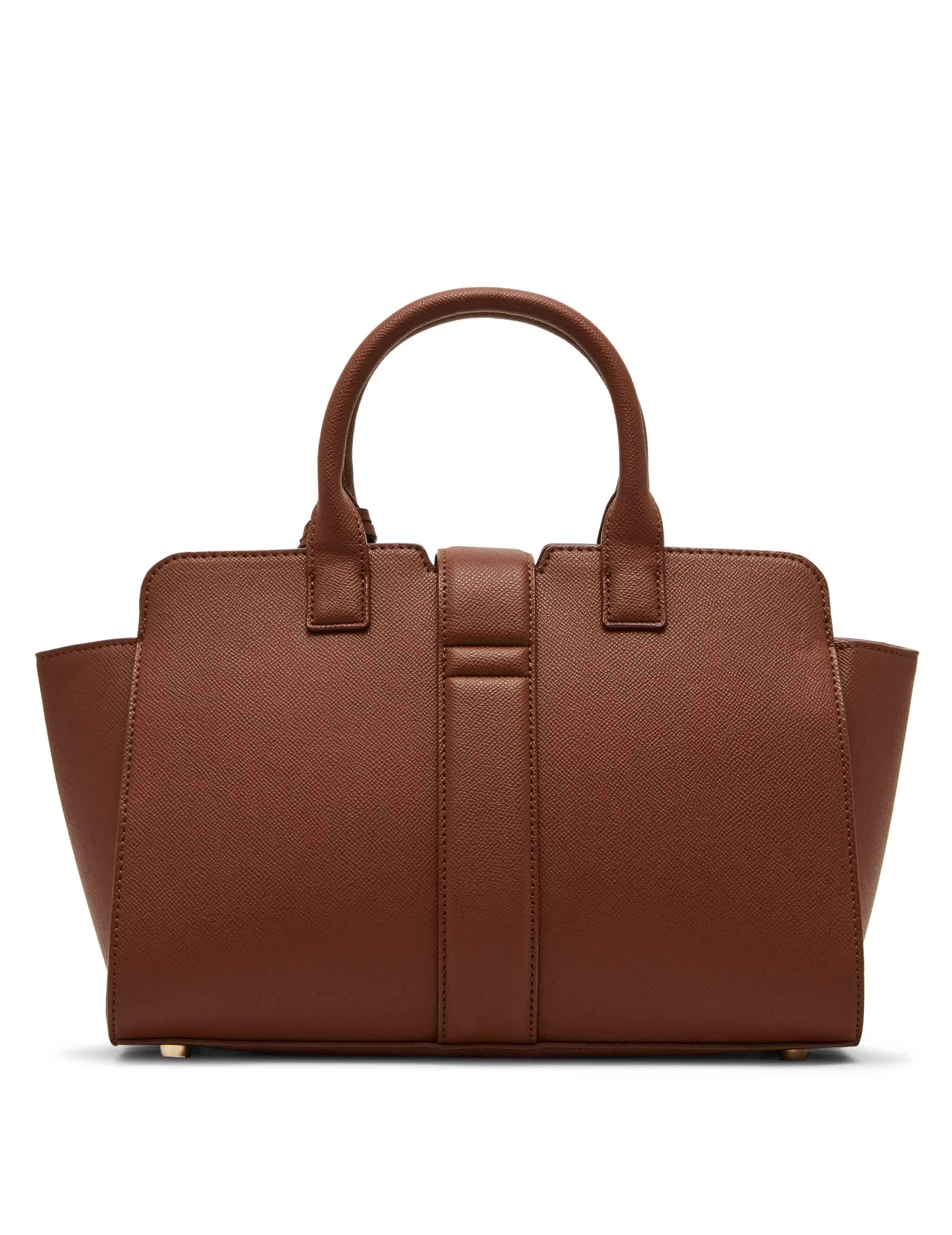 Covered Buckle Satchel with Convertible Strap sold by Anne Klein product image thumbnail 4