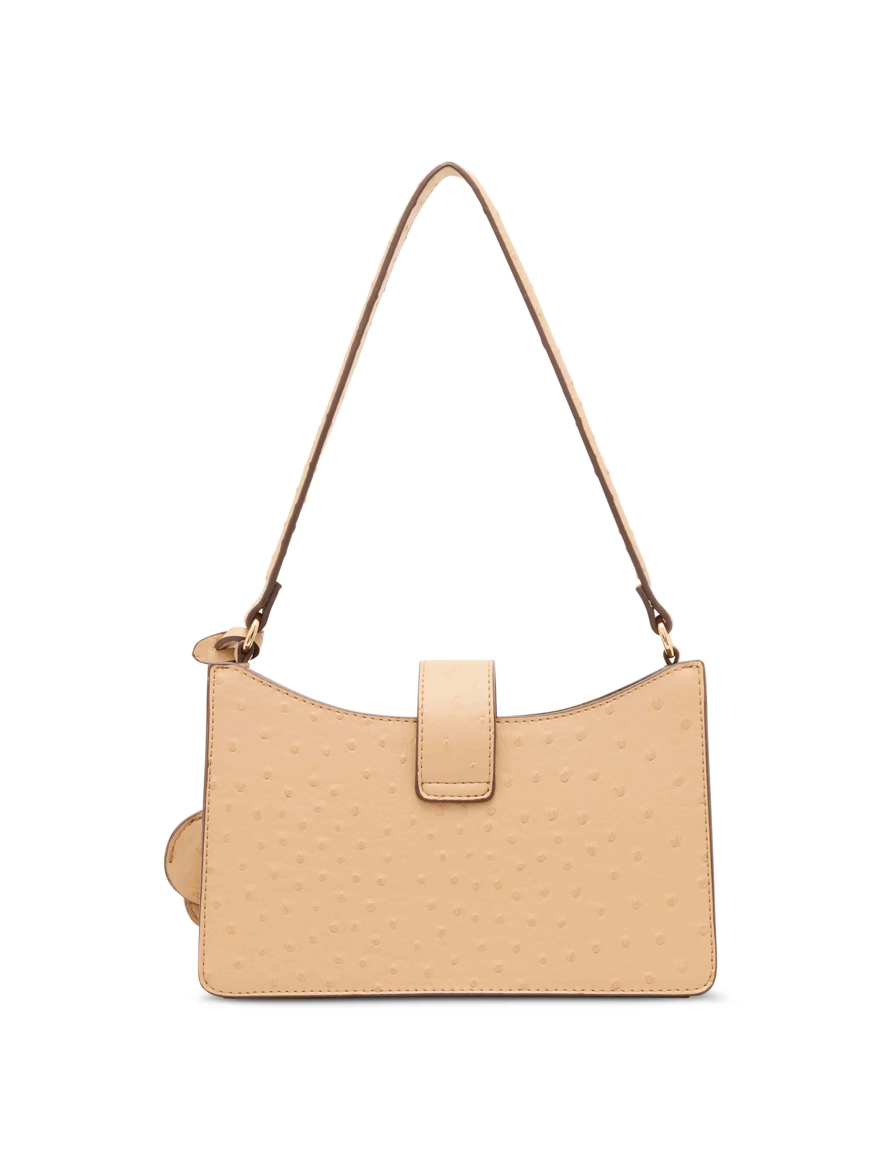 Small Pushlock Shoulder Bag with Mirror and Detachable Strap sold by Anne Klein product image thumbnail 5