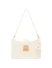 Small Pushlock Shoulder Bag with Mirror and Detachable Strap sold by Anne Klein