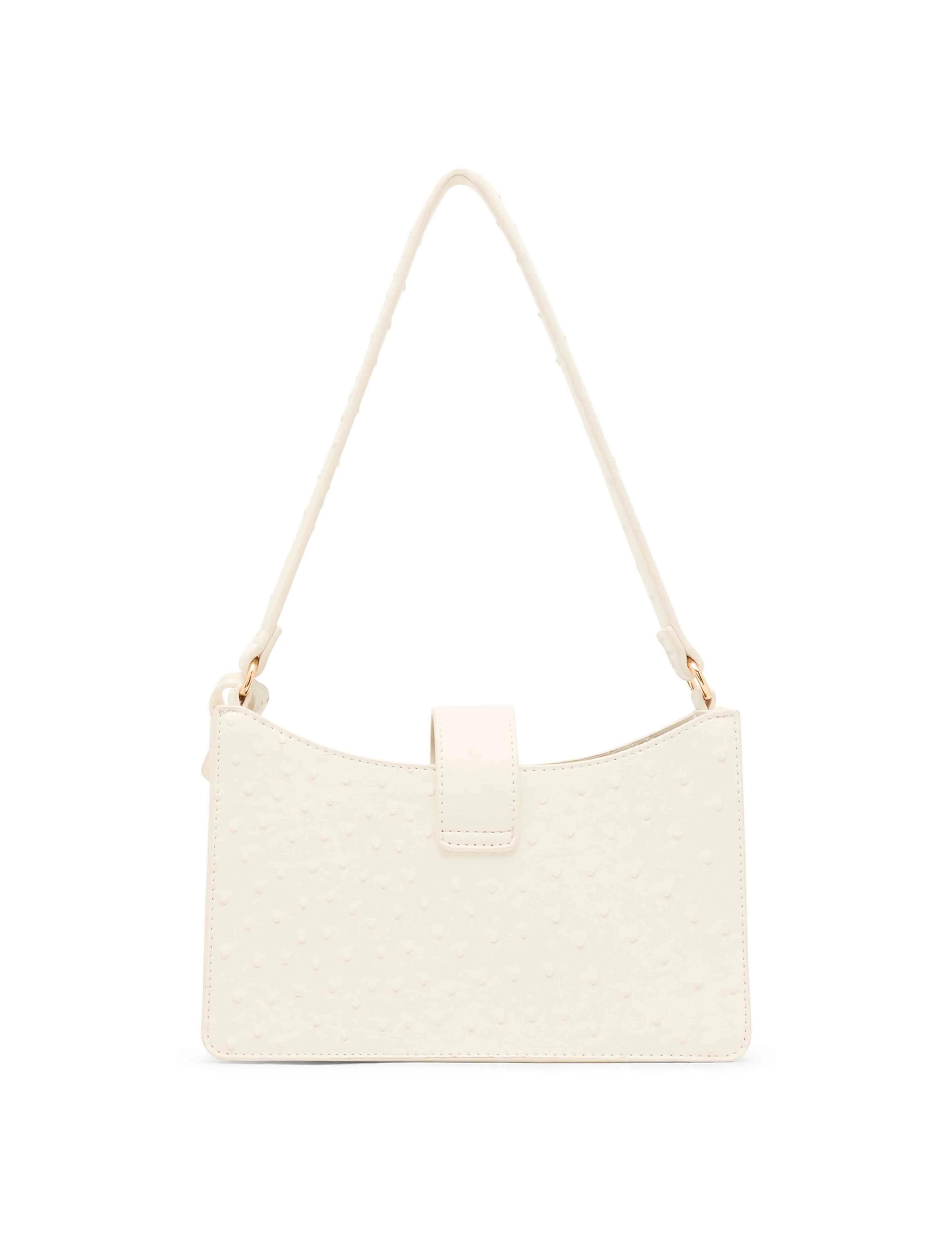 Small Pushlock Shoulder Bag with Mirror and Detachable Strap sold by Anne Klein product image thumbnail 4