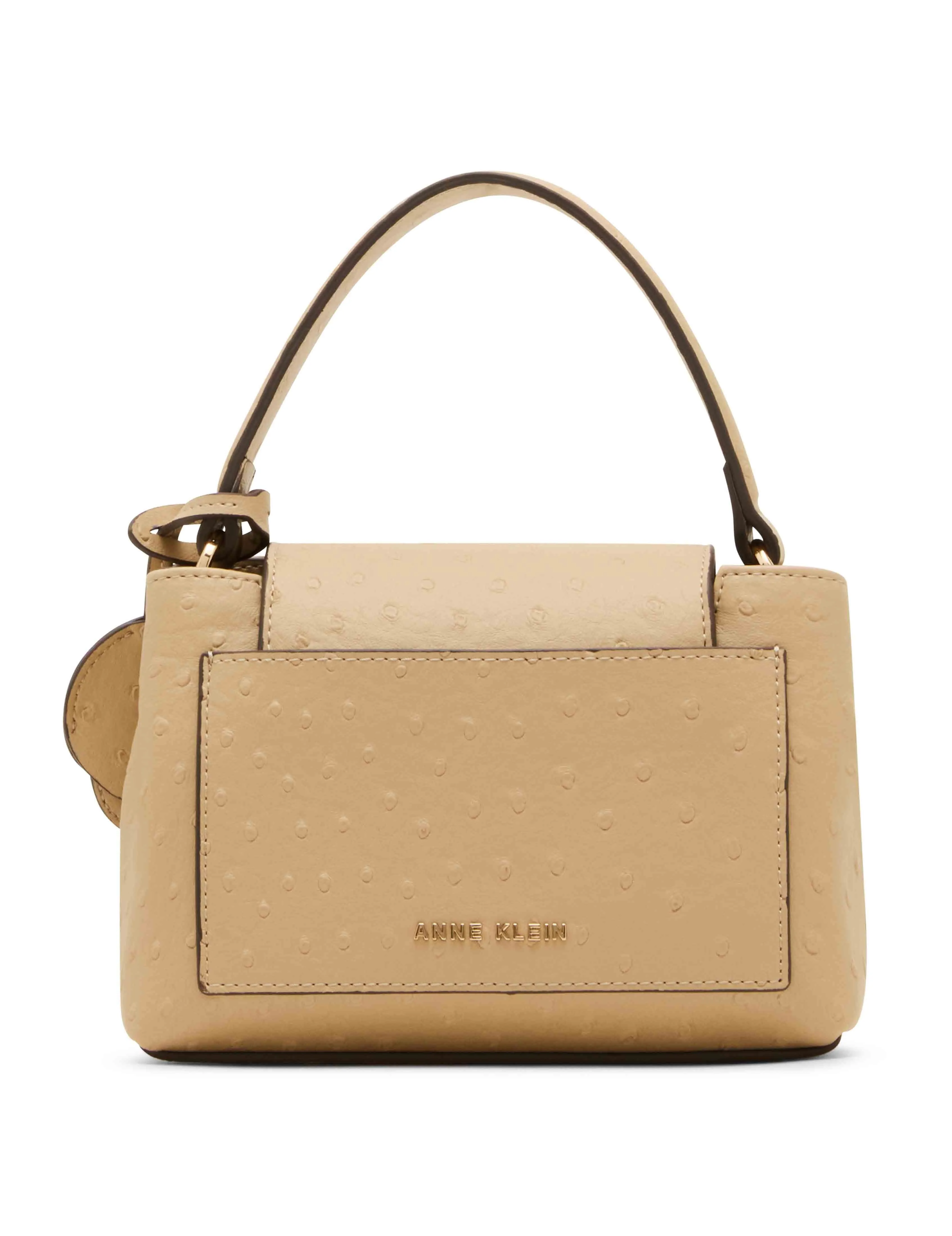 Small Pushlock Satchel with Mirror and Detachable Strap sold by Anne Klein product image thumbnail 4