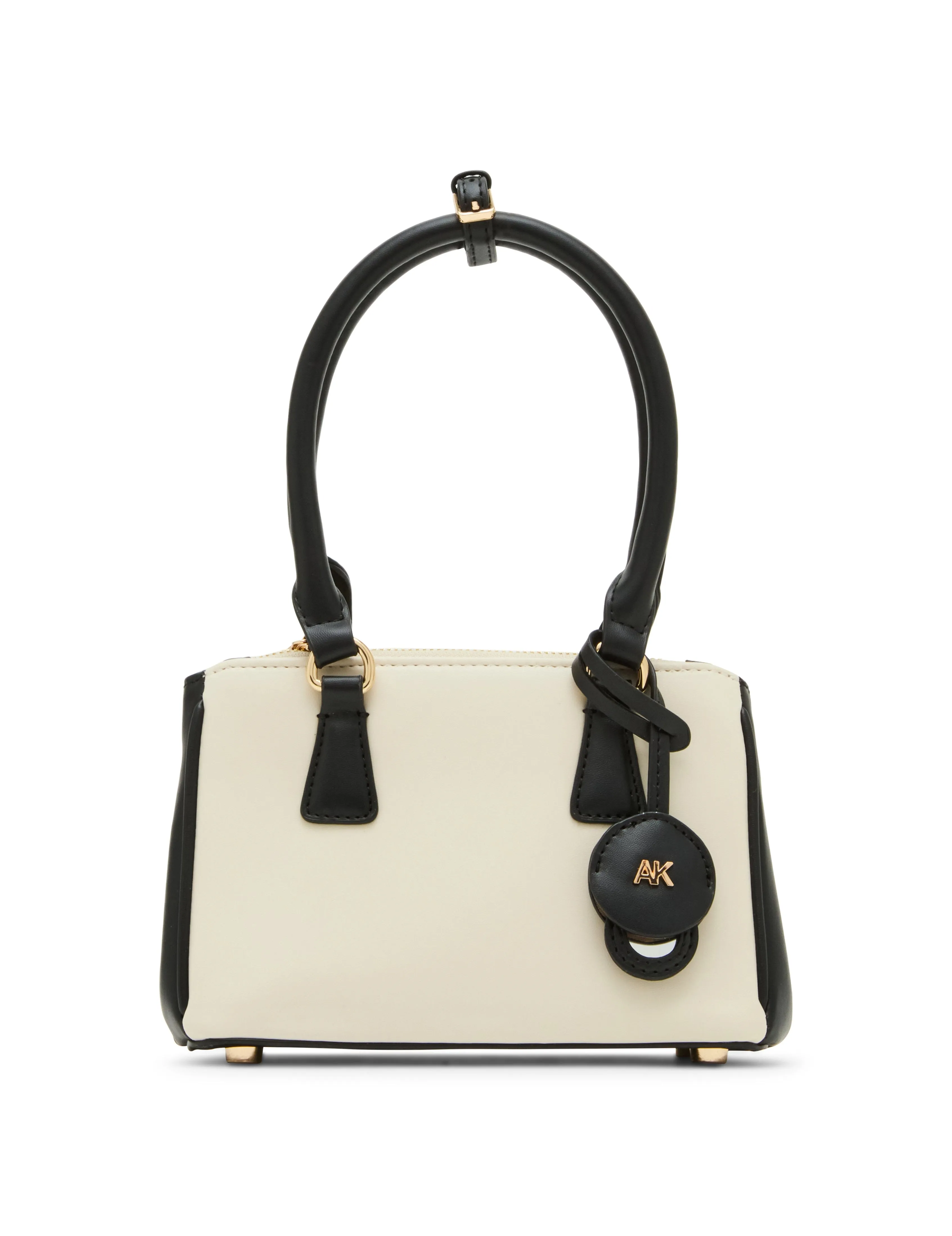 Mini Satchel With Mirror And Detachable Strap sold by Anne Klein