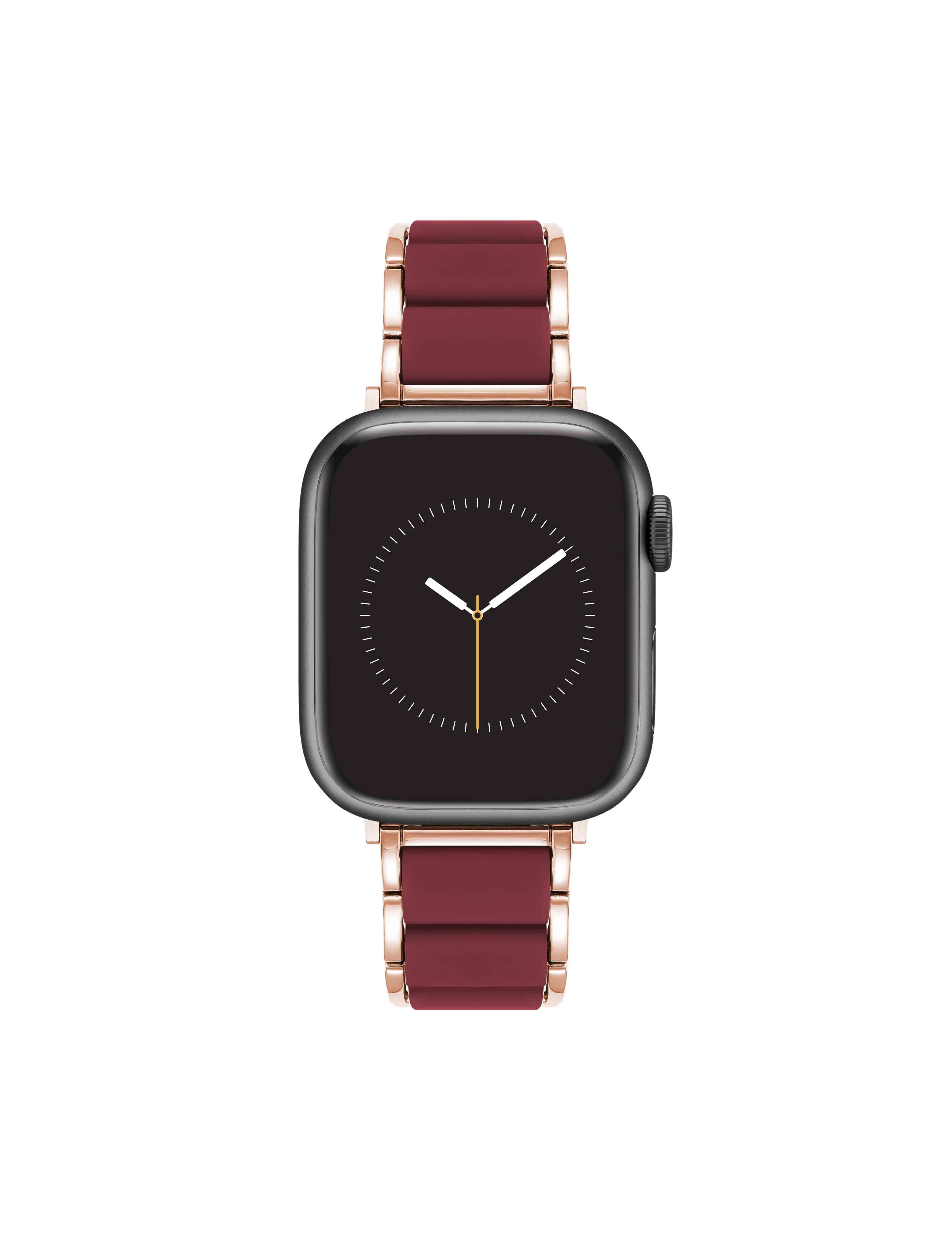 Rubberized Link Bracelet Band for Apple Watch® sold by Anne Klein