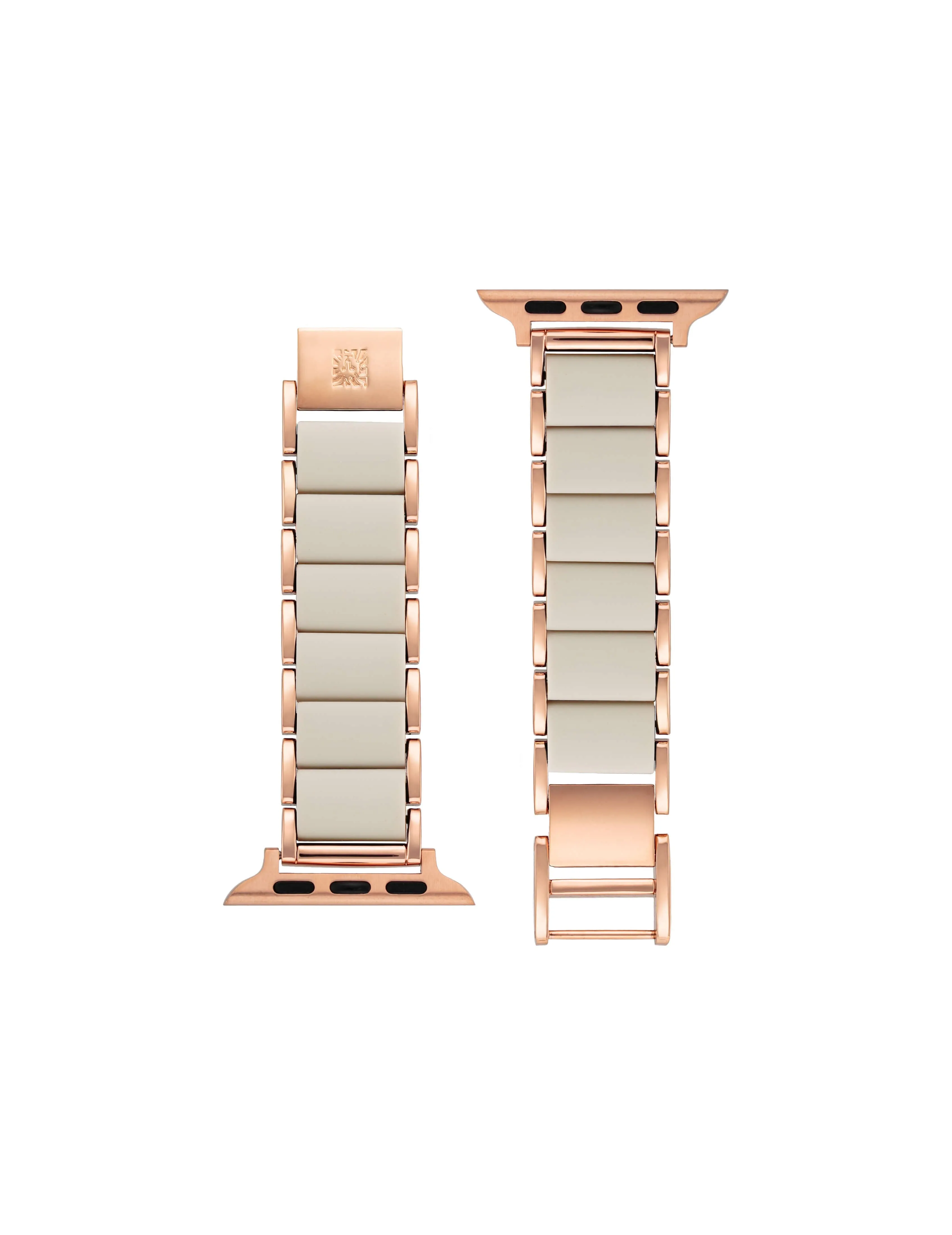 Rubberized Link Bracelet Band for Apple Watch® sold by Anne Klein product image thumbnail 2