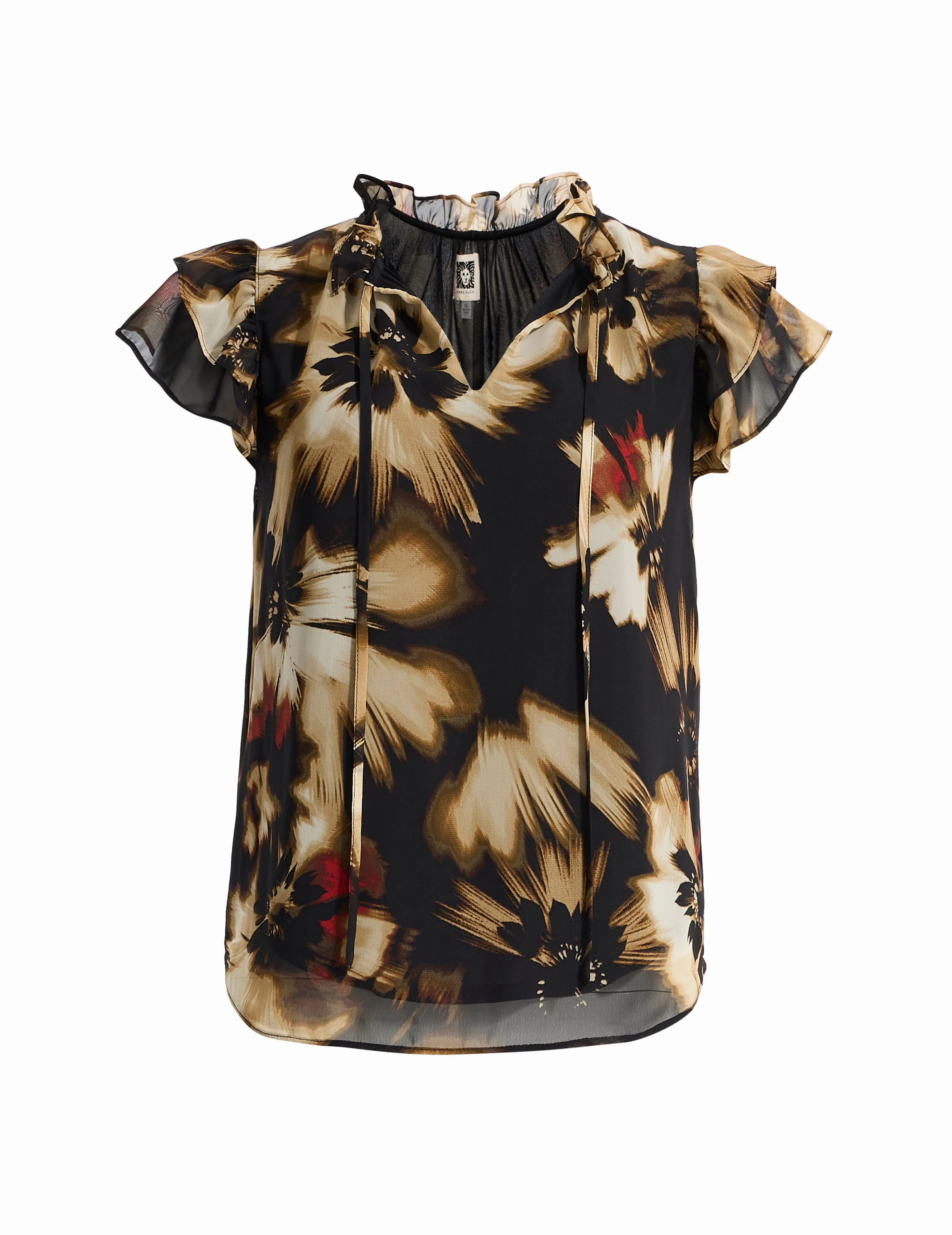 Ruffle Slv Tie Blouse sold by Anne Klein product image thumbnail 3