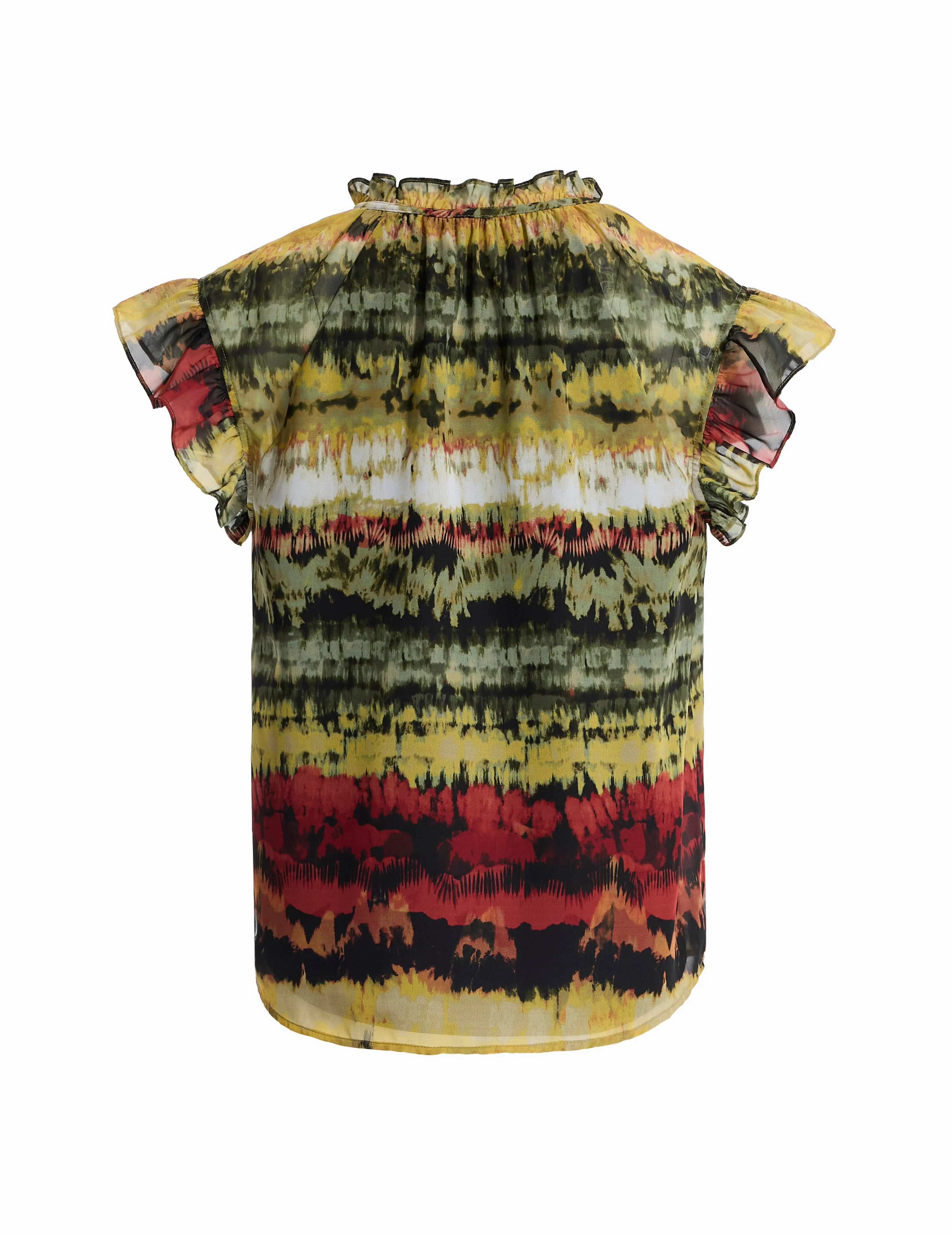 Ruffle Neck Raglan Sleeve Blouse sold by Anne Klein product image thumbnail 2