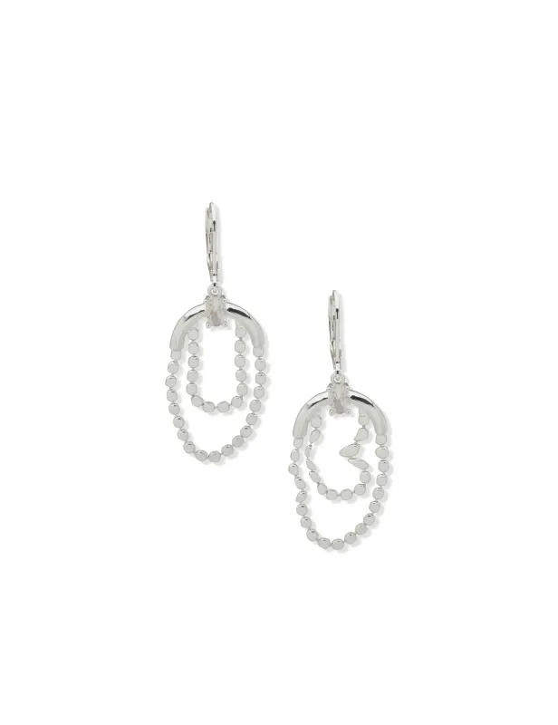 Baguette Stone Double Drop Earrings sold by Anne Klein