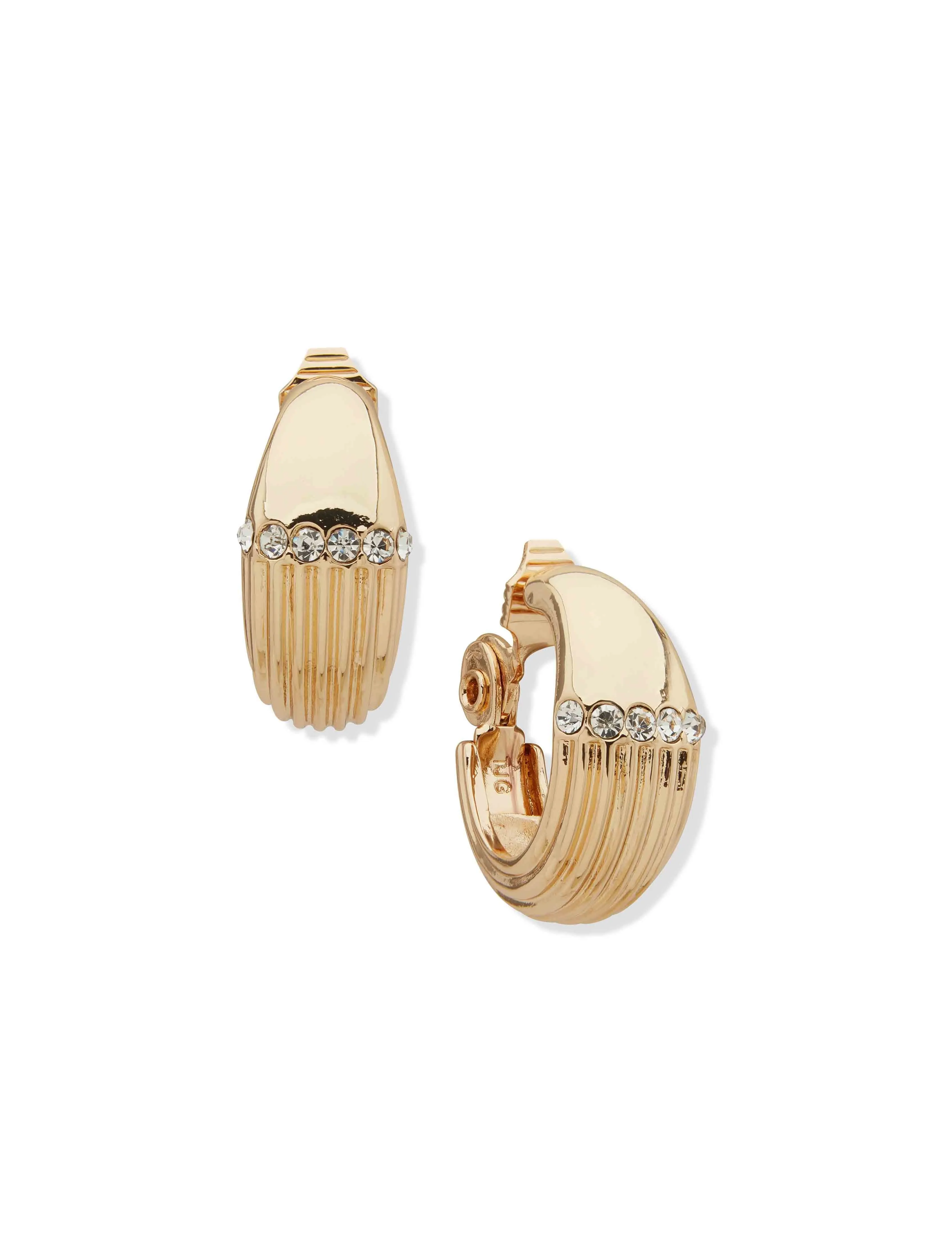 Ce 26Mm Ribbed Texture & Cry Hoop-Gld/Cry sold by Anne Klein