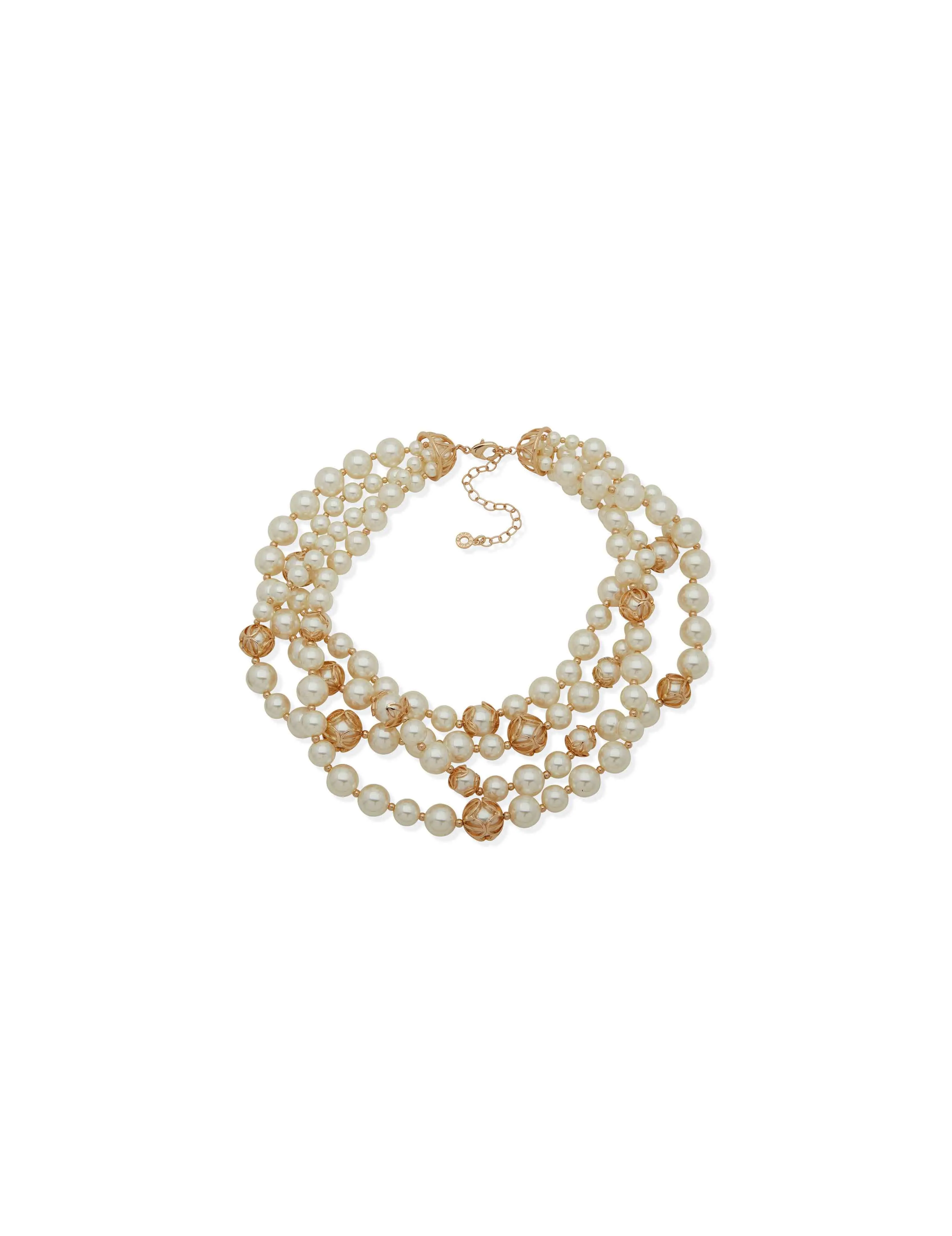 Statement Pearl Necklace sold by Anne Klein