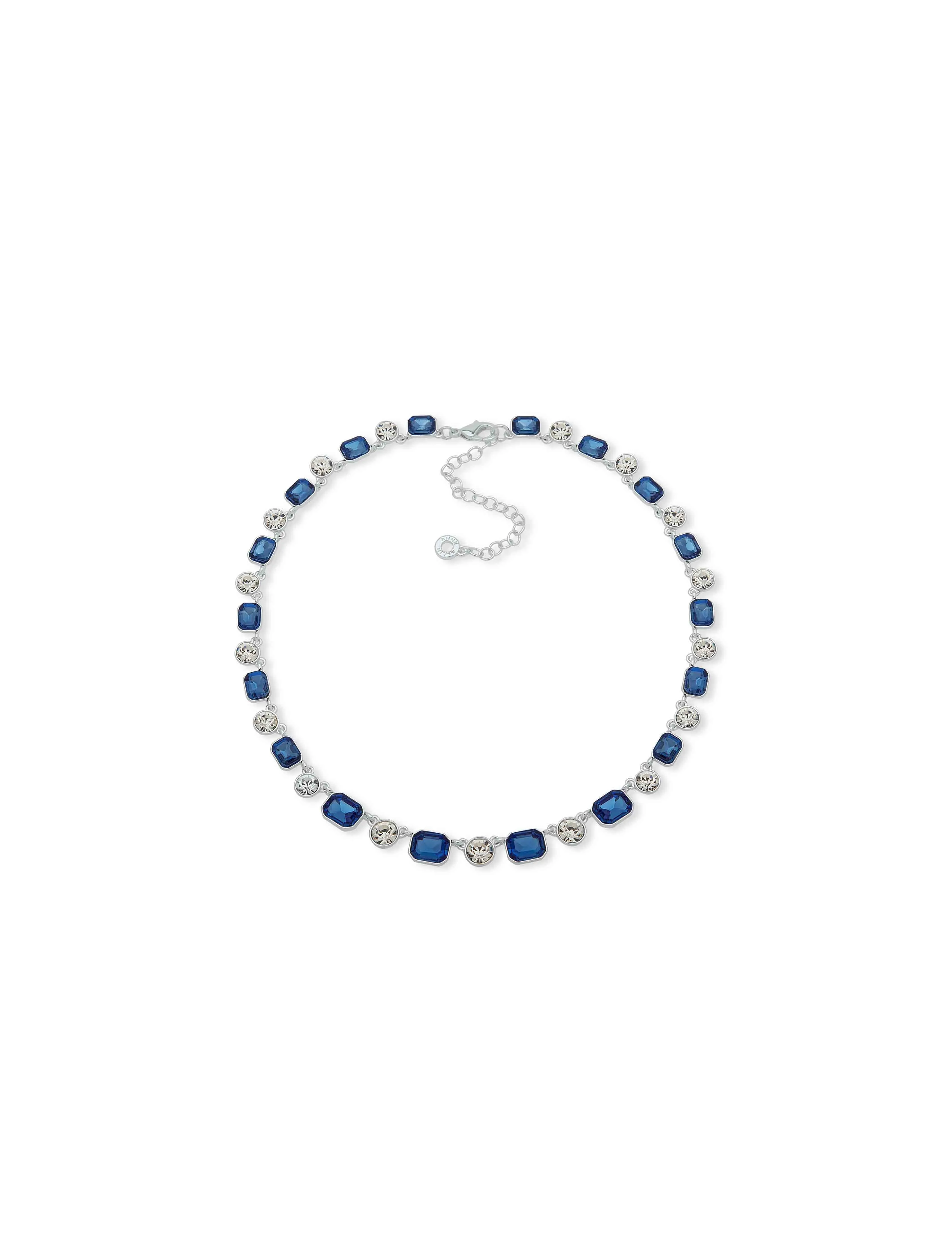 Nk 16In Bright Nt Clr-Slv/Sapphire/Cry sold by Anne Klein