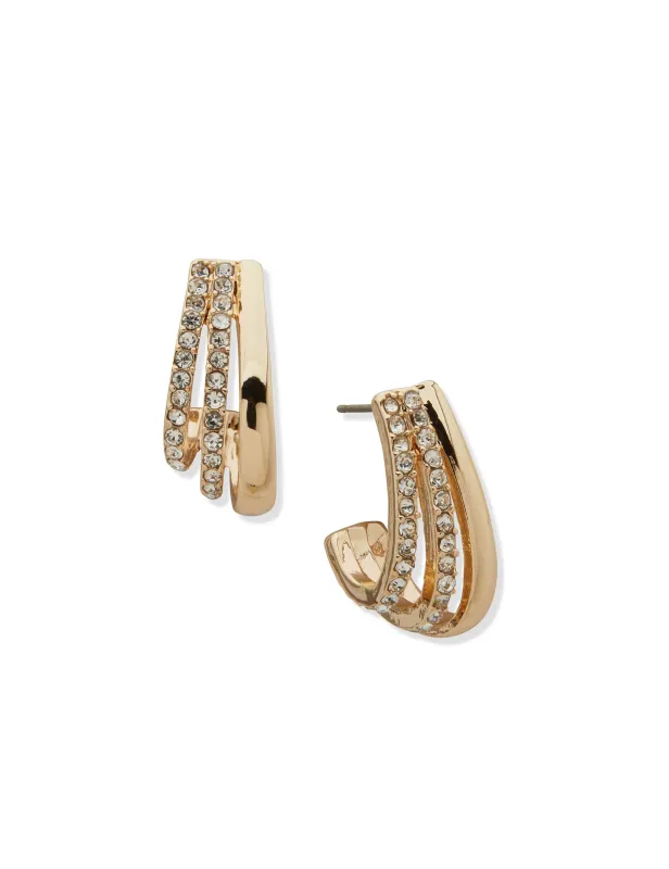 Pe 25Mm 3 Way Hoop-Gld/Cry sold by Anne Klein