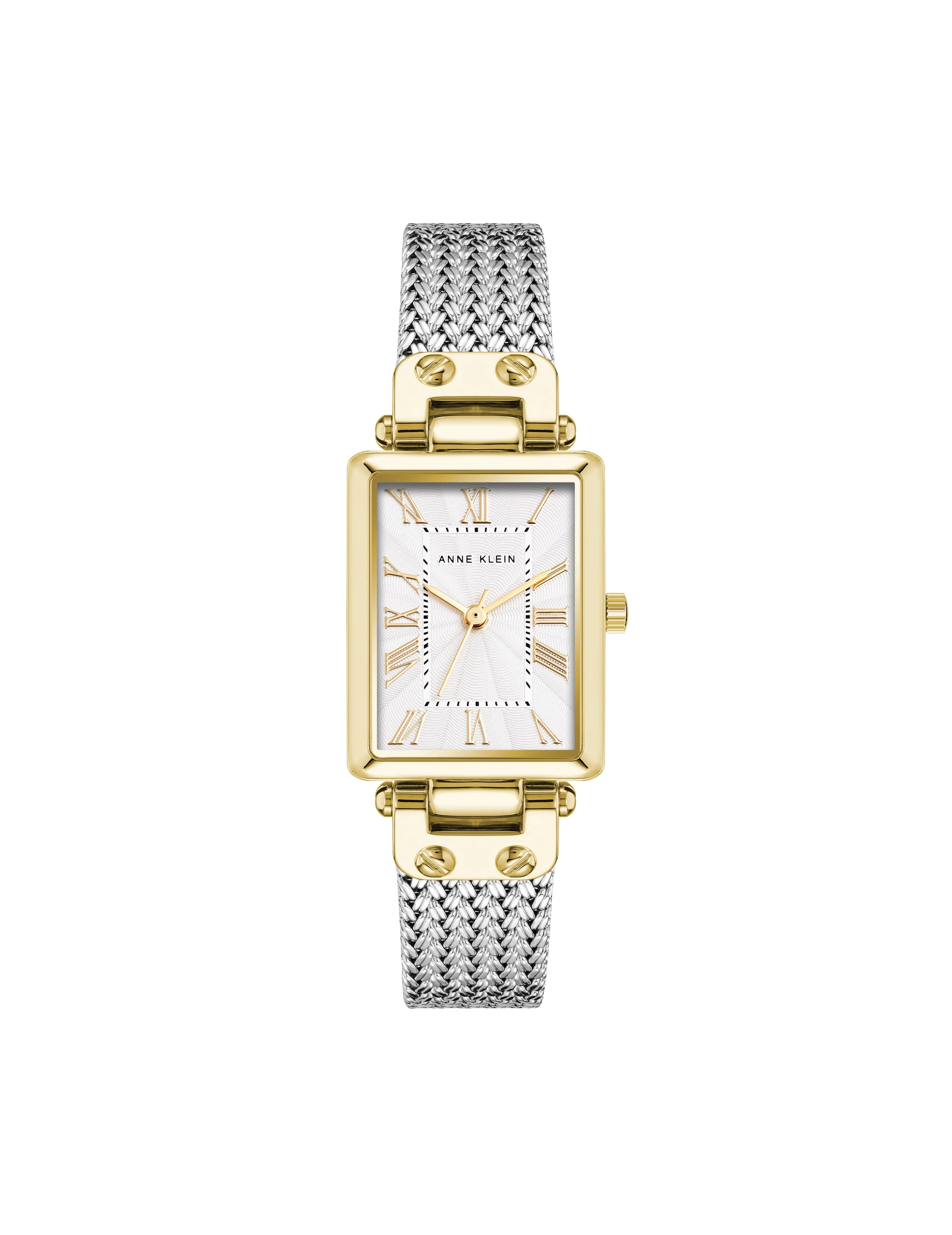 Rectangular Case Mesh Bracelet Watch sold by Anne Klein