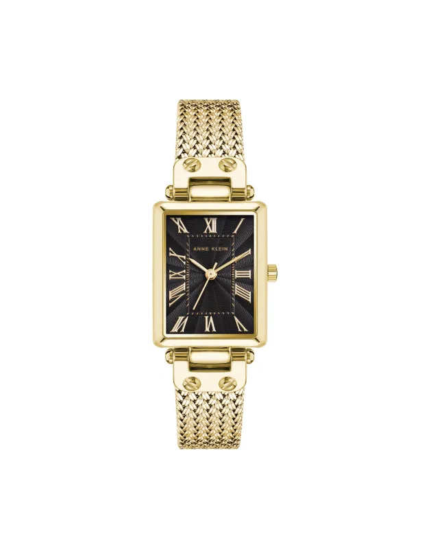 Rectangular Case Mesh Bracelet Watch sold by Anne Klein
