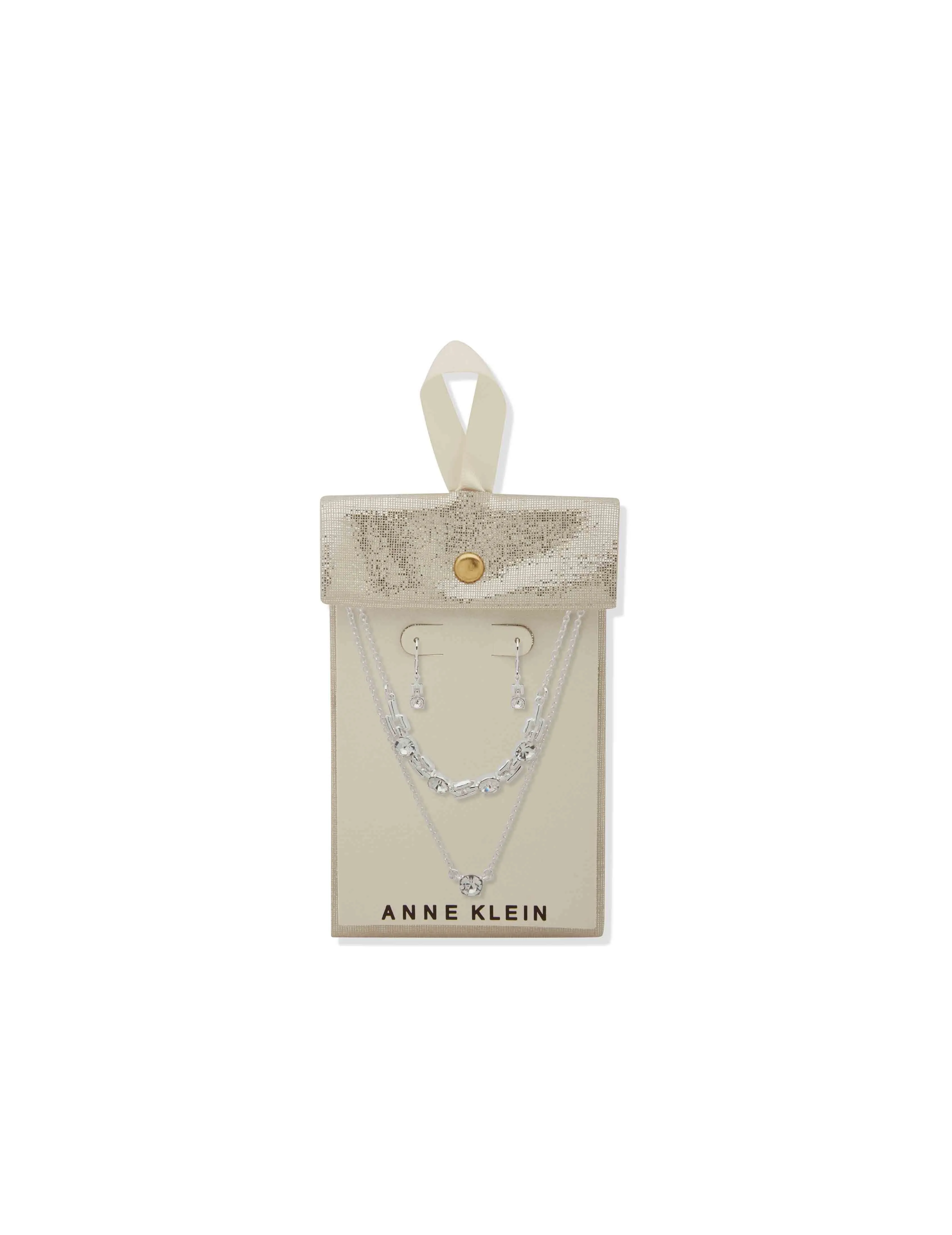 Multichain Necklace Set - Silver sold by Anne Klein