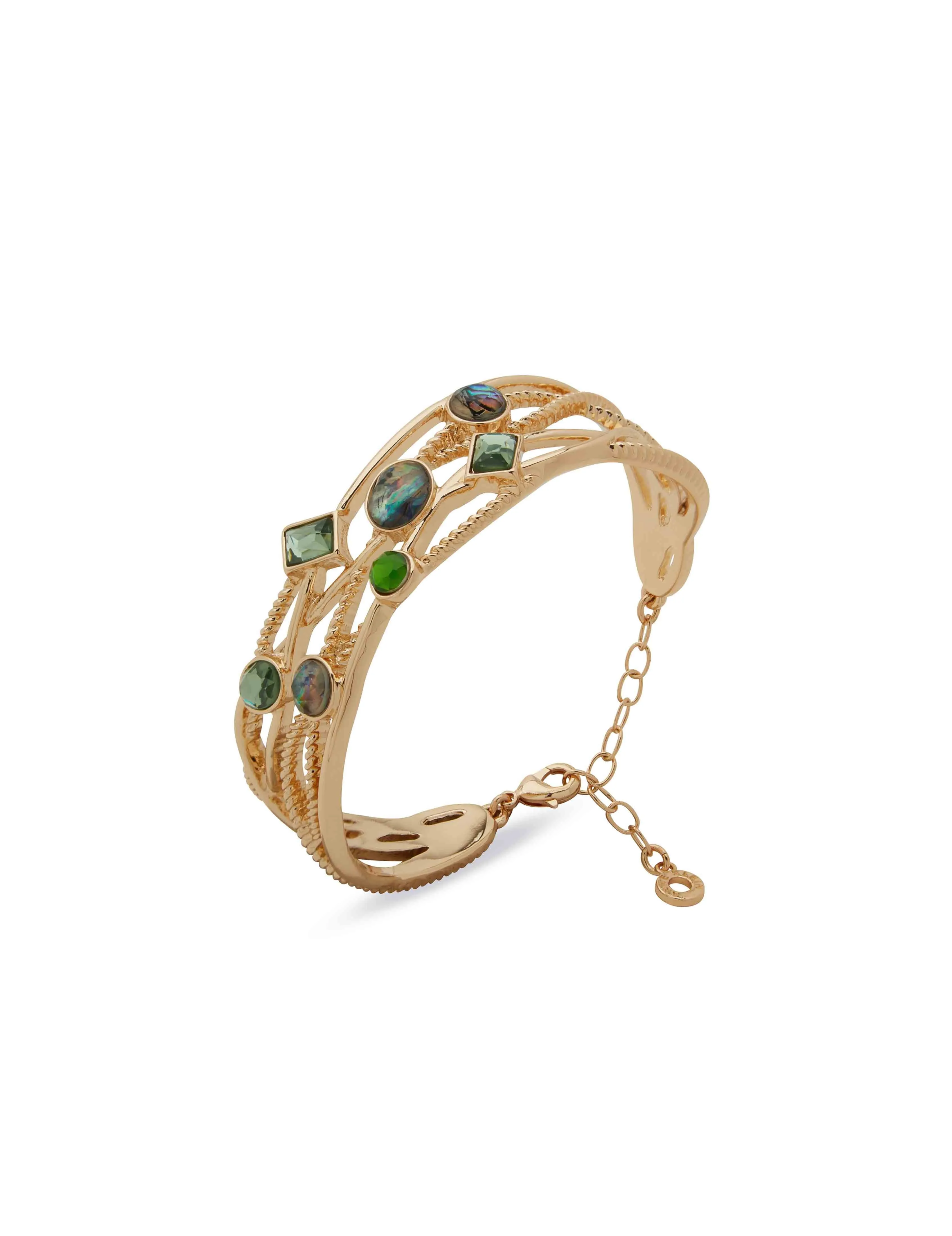 Multirow Stationed Cuff sold by Anne Klein