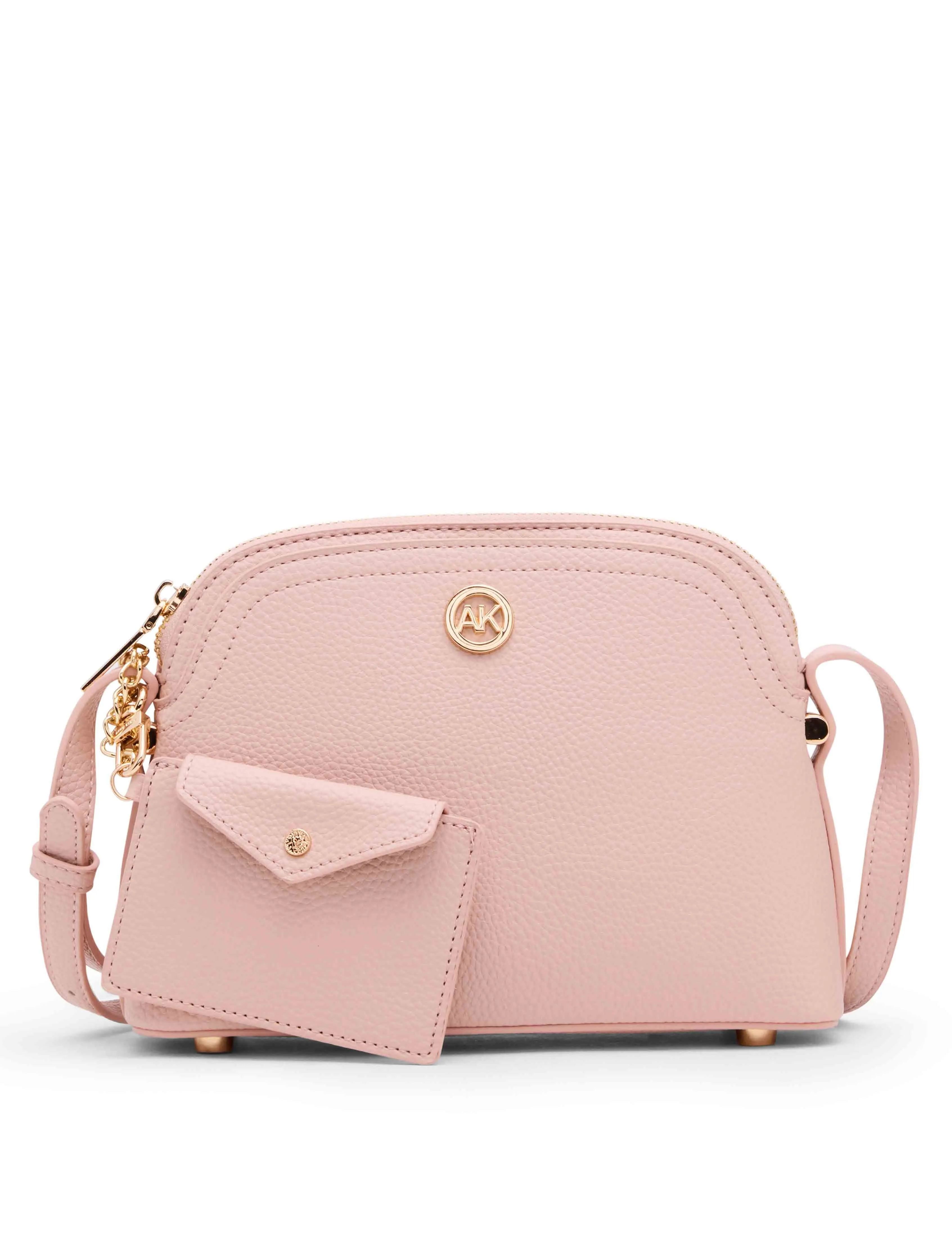 Anne Klein Dome Crossbody with Detachable Card Case sold by Anne Klein