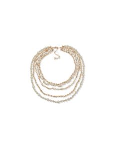 Pearl Multi Row Necklace sold by Anne Klein