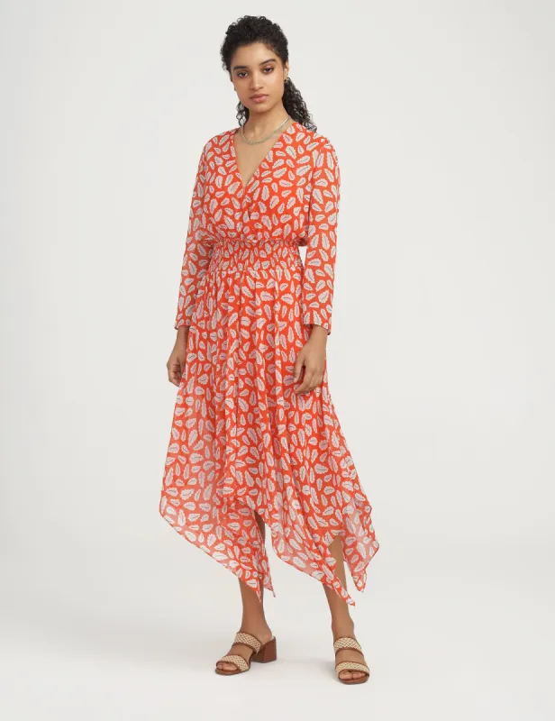 Printed Chiffon Midi Dress- Sale sold by Anne Klein
