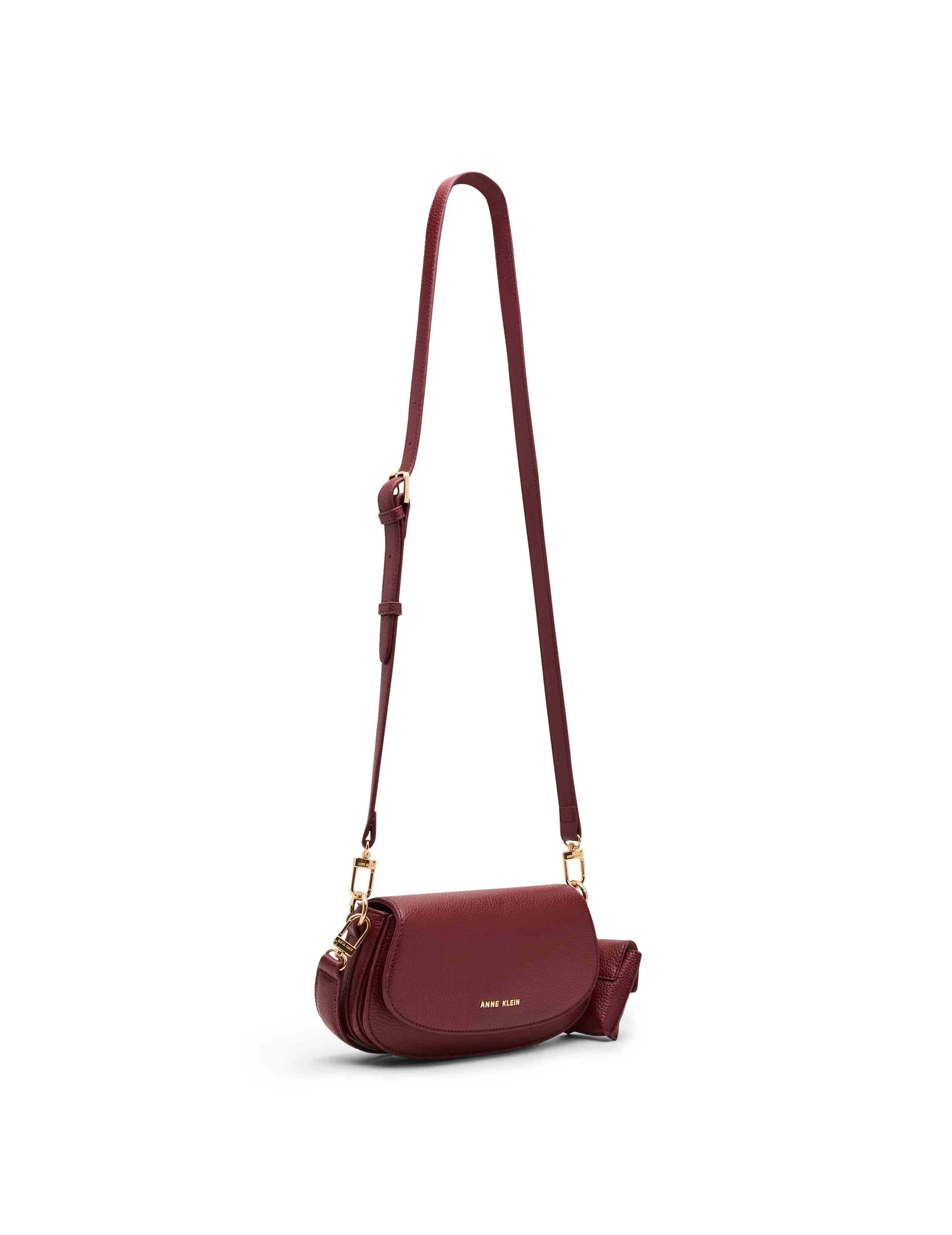 3 Strap Saddle Bag sold by Anne Klein product image thumbnail 3
