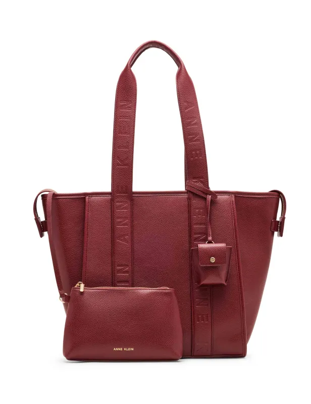 Medium Tote with Deboss Handles sold by Anne Klein
